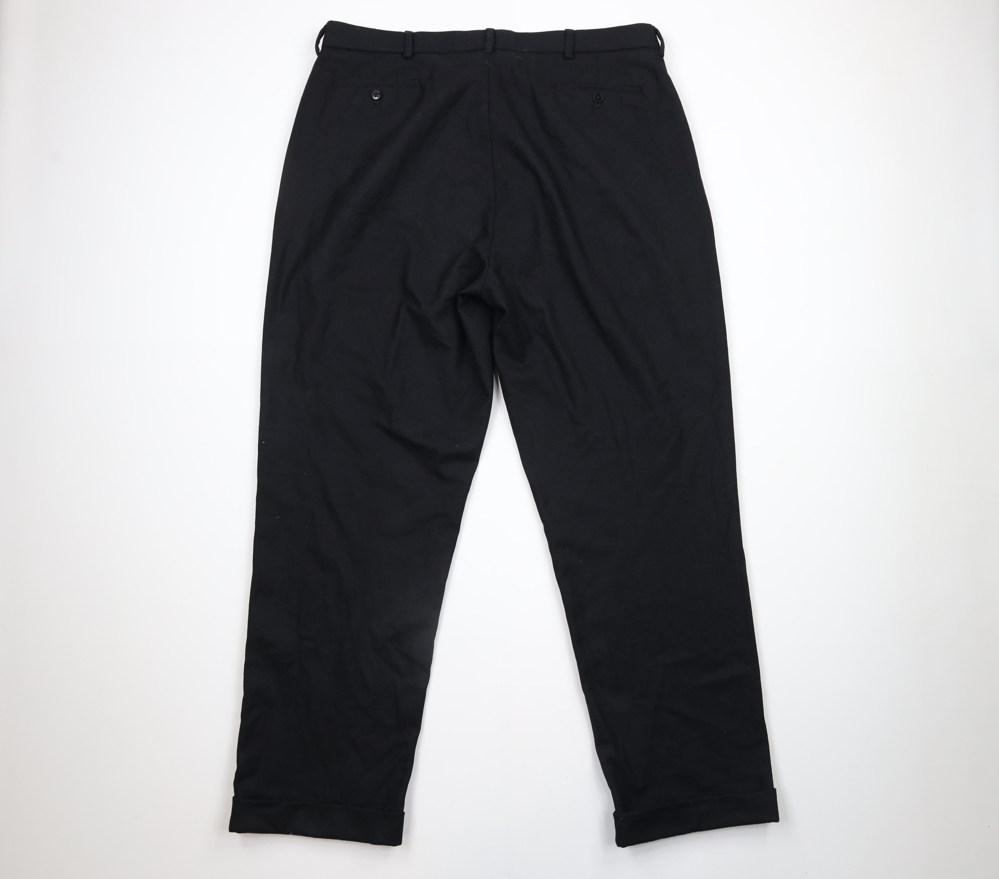 Ralph Lauren Vintage 90s Ralph Lauren Pleated Cuffed Wide Leg Chino Pants Size US 40 / EU 56 - 8 Thumbnail