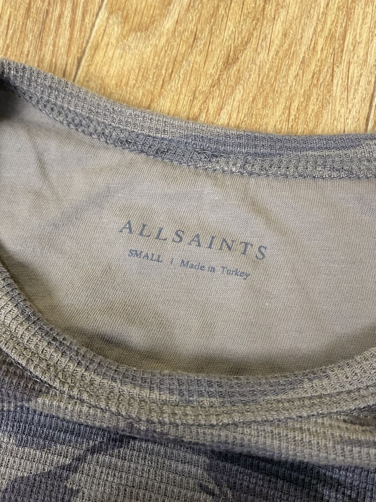 Allsaints Allsaints Camo Waffle Crewneck Long Sleeve Size: S Size US S / EU 44-46 / 1 - 2 Thumbnail