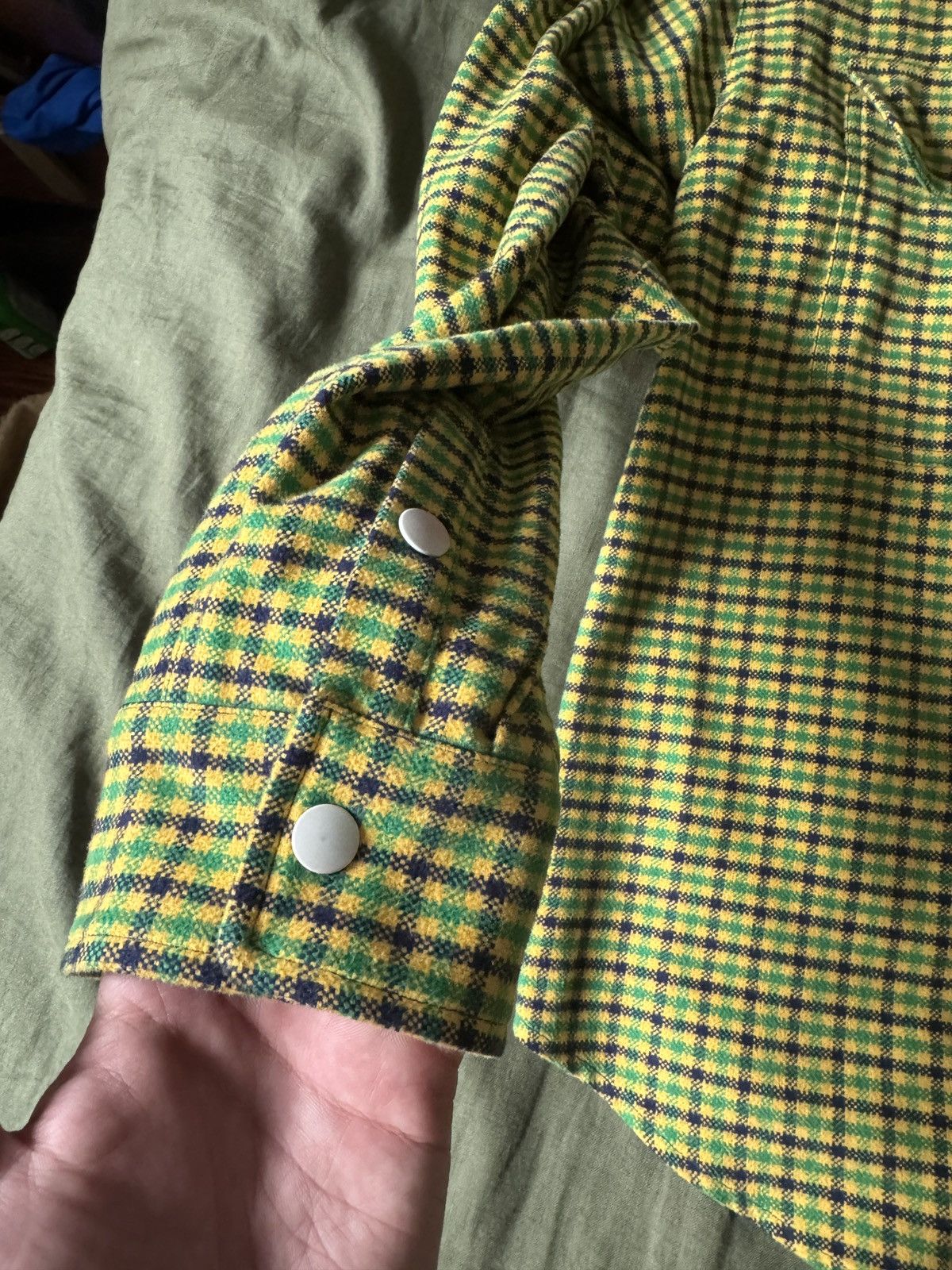 Palm Angels Palm Angels Multi Color Plaid Shirt Jacket Size US L / EU 52-54 / 3 - 4 Thumbnail