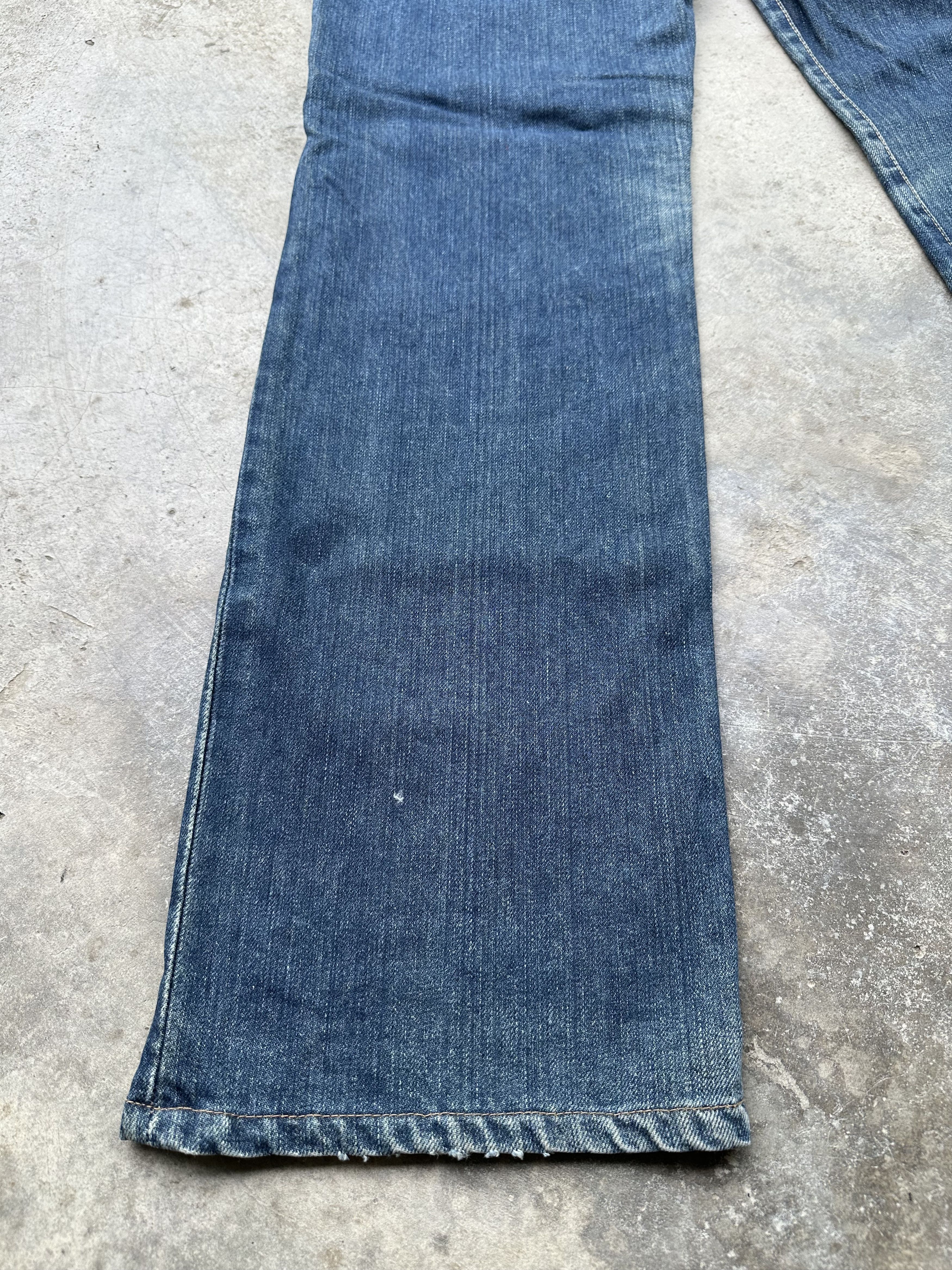 Japanese Brand Japanese Brand Wow Distressed Denim Flare Jeans Size US 28 / EU 44 - 8 Thumbnail
