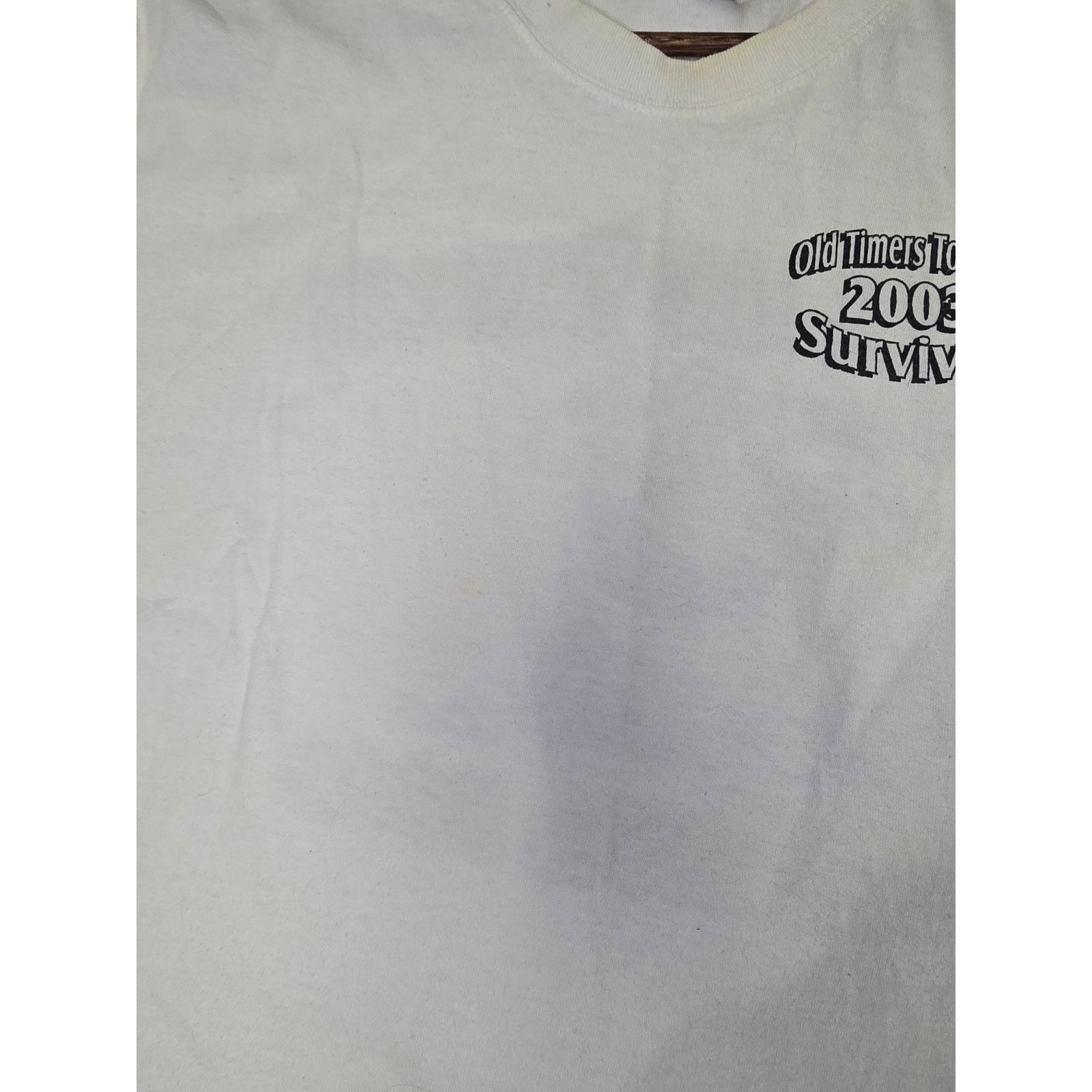 Vintage Vintage Wrestling Shirt Old Timers Tourney White Tee Large Size US L / EU 52-54 / 3 - 8 Thumbnail
