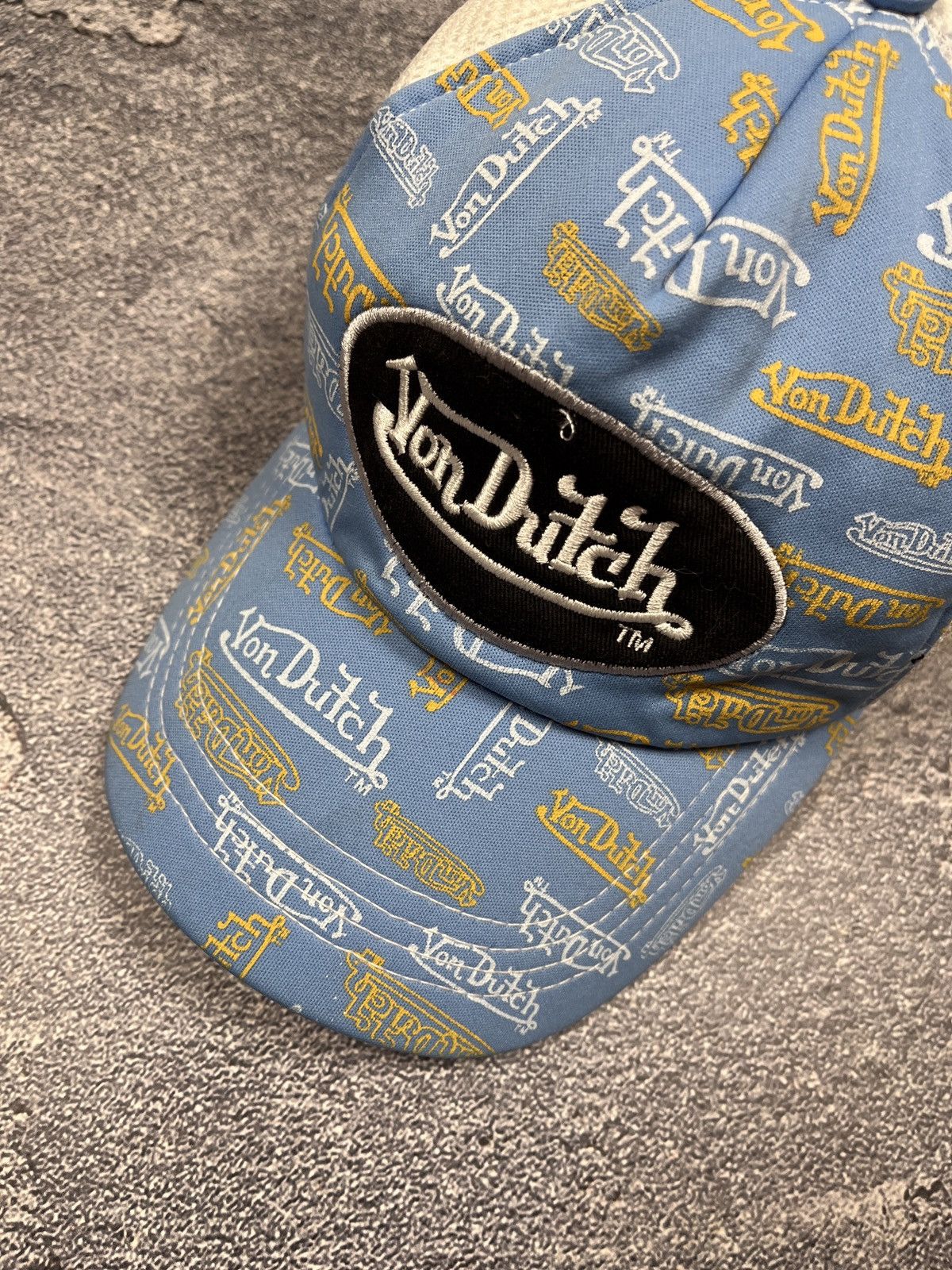Vintage × Von Dutch Vintage Von Dutch y2k big logo trucker cap 90’s Size ONE SIZE - 2 Thumbnail