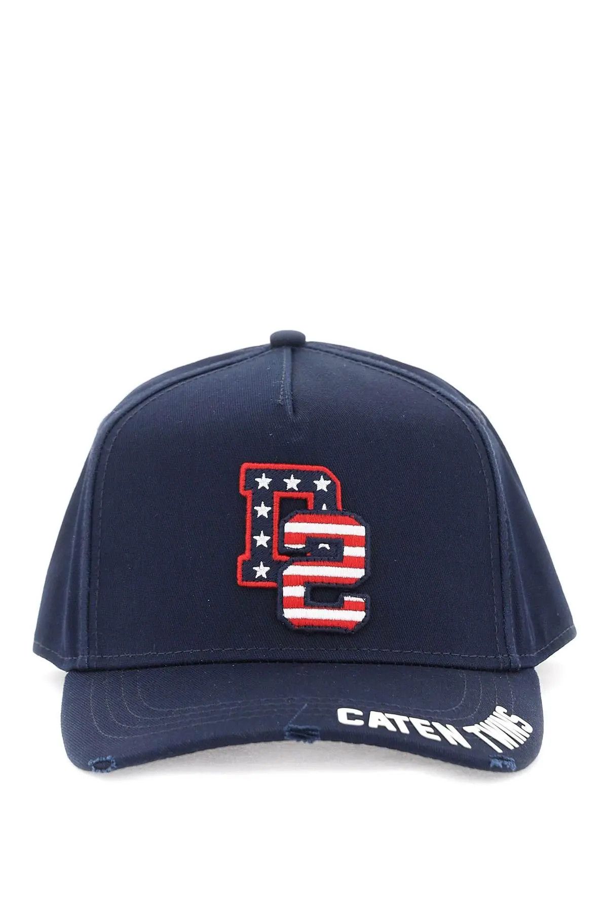 image of Dsquared2 O1S22I1N0224 Size-Os Baseball Cap In Blue, Men's