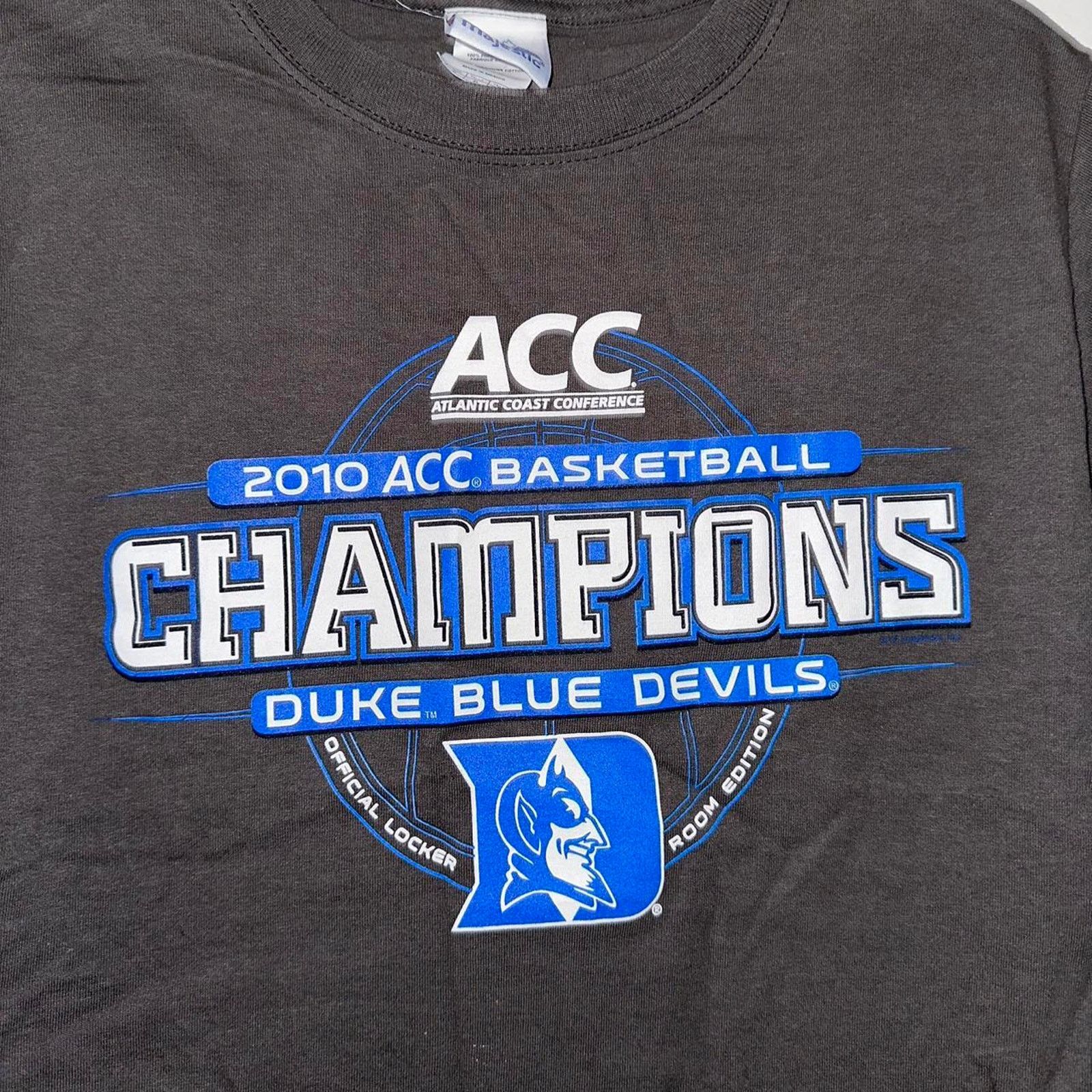 Majestic Majestic Duke Blue Devils ACC Basketball Champions size S Size US S / EU 44-46 / 1 - 4 Thumbnail