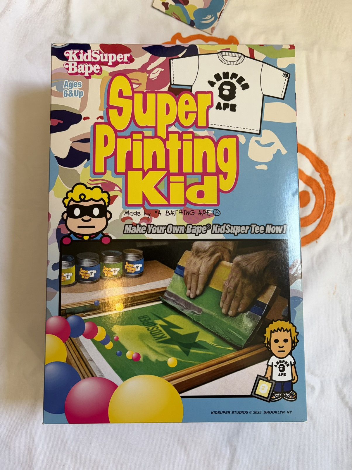 Bape BAPE x KidSuper Custom 1/1 Tee T Shirt Cereal Box Size US M / EU 48-50 / 2 - 4 Thumbnail