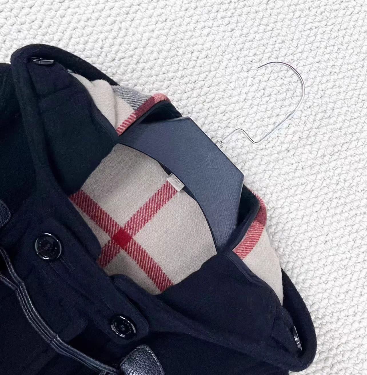 Burberry Burberry Black Check Lining Hooded Short Coat UK4 Size XS / US 0-2 / IT 36-38 - 3 Thumbnail