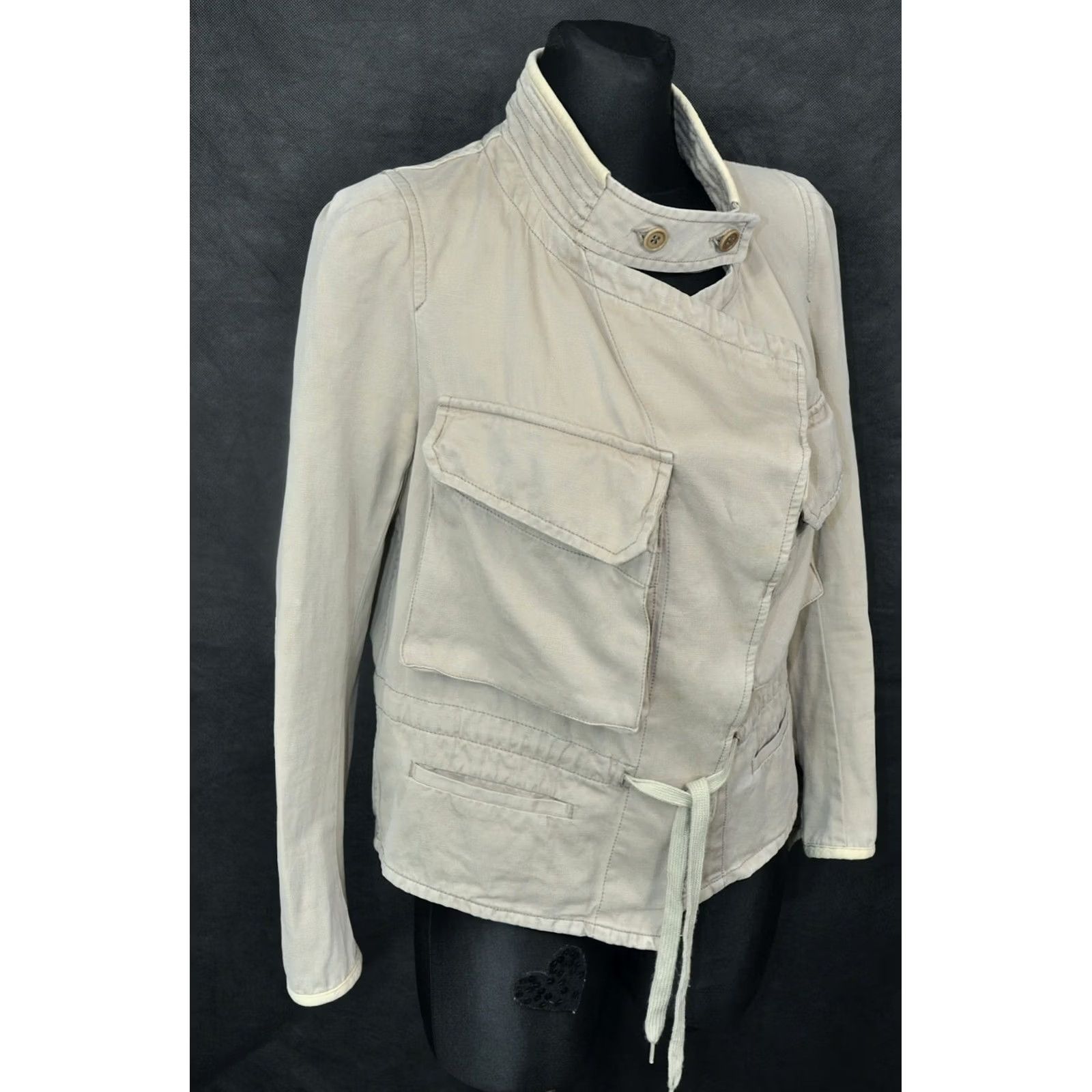 Isabel Marant ISABEL MARANT ETOILE Jacket Women's Cotton Beige 40 Military Coat Size 3 XS? 40 Not Specified" Size S / US 4 / IT 40 - 4 Thumbnail