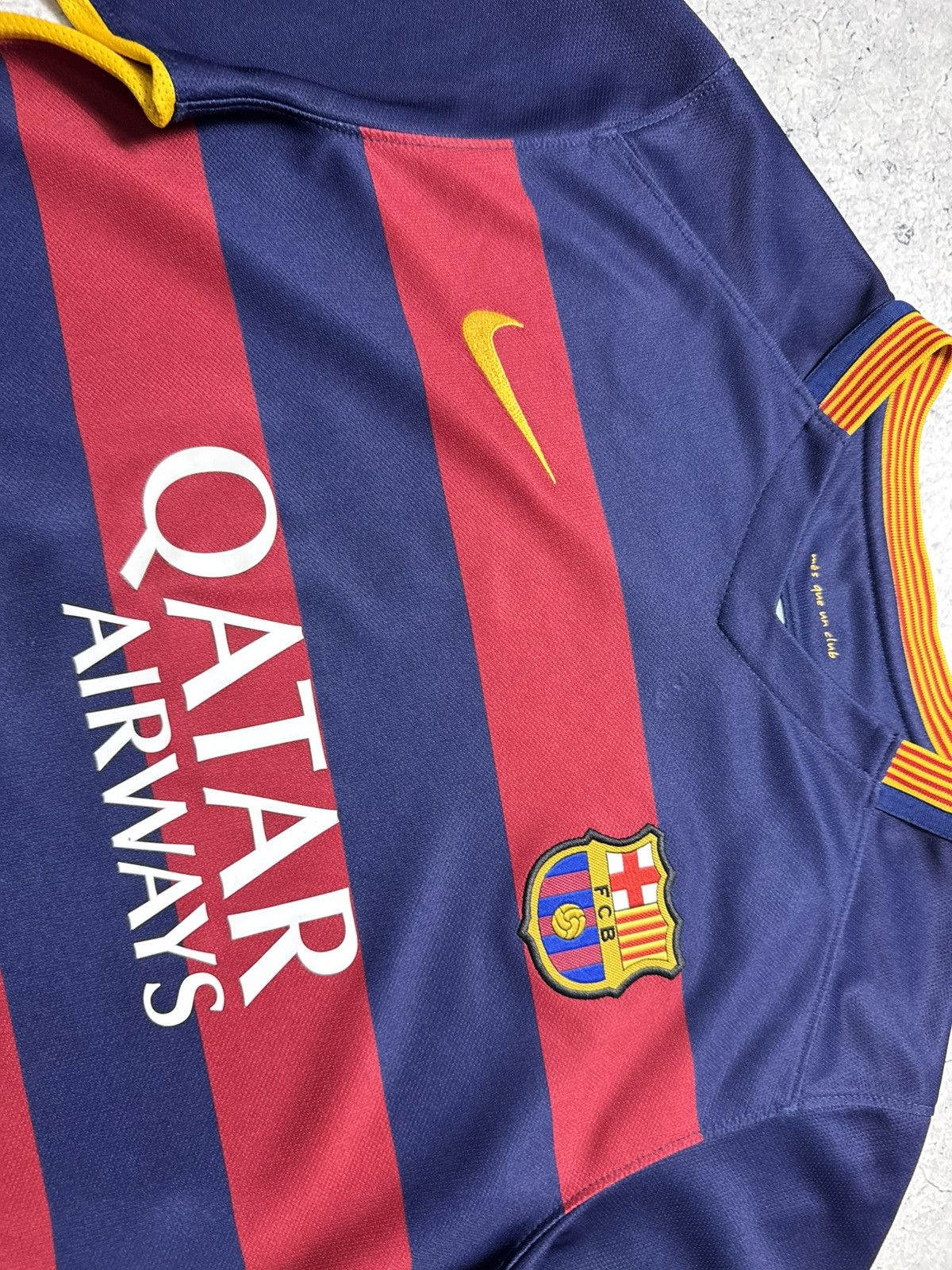 Nike Nike FC Barcelona 2015/2016 Vintage Soccer Jersey FCB Size US S / EU 44-46 / 1 - 6 Thumbnail