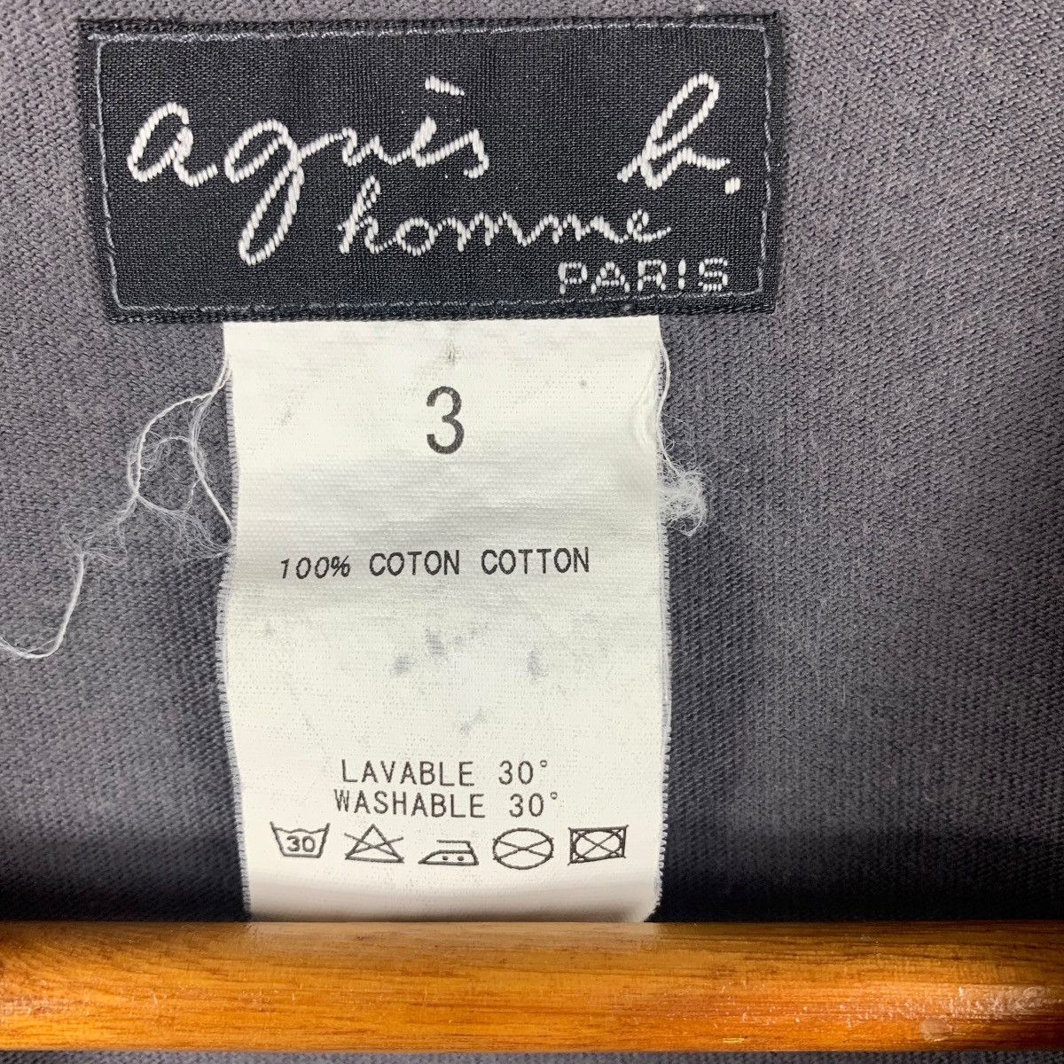 agnes b. Vintage Agnès b. Homme "Point d'Ironie" Graphic Tee Size US M / EU 48-50 / 2 - 10 Thumbnail