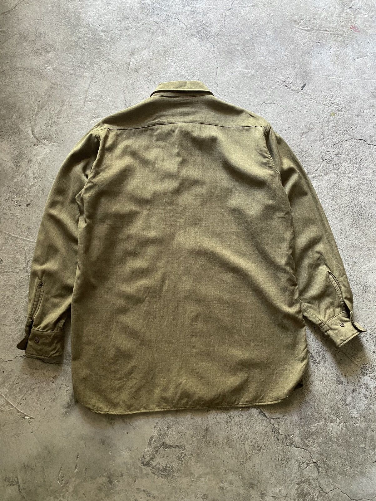 Other Vintage 1940s WWII US Army Wool field shirt military Uniform Size US XL / EU 56 / 4 - 8 Thumbnail
