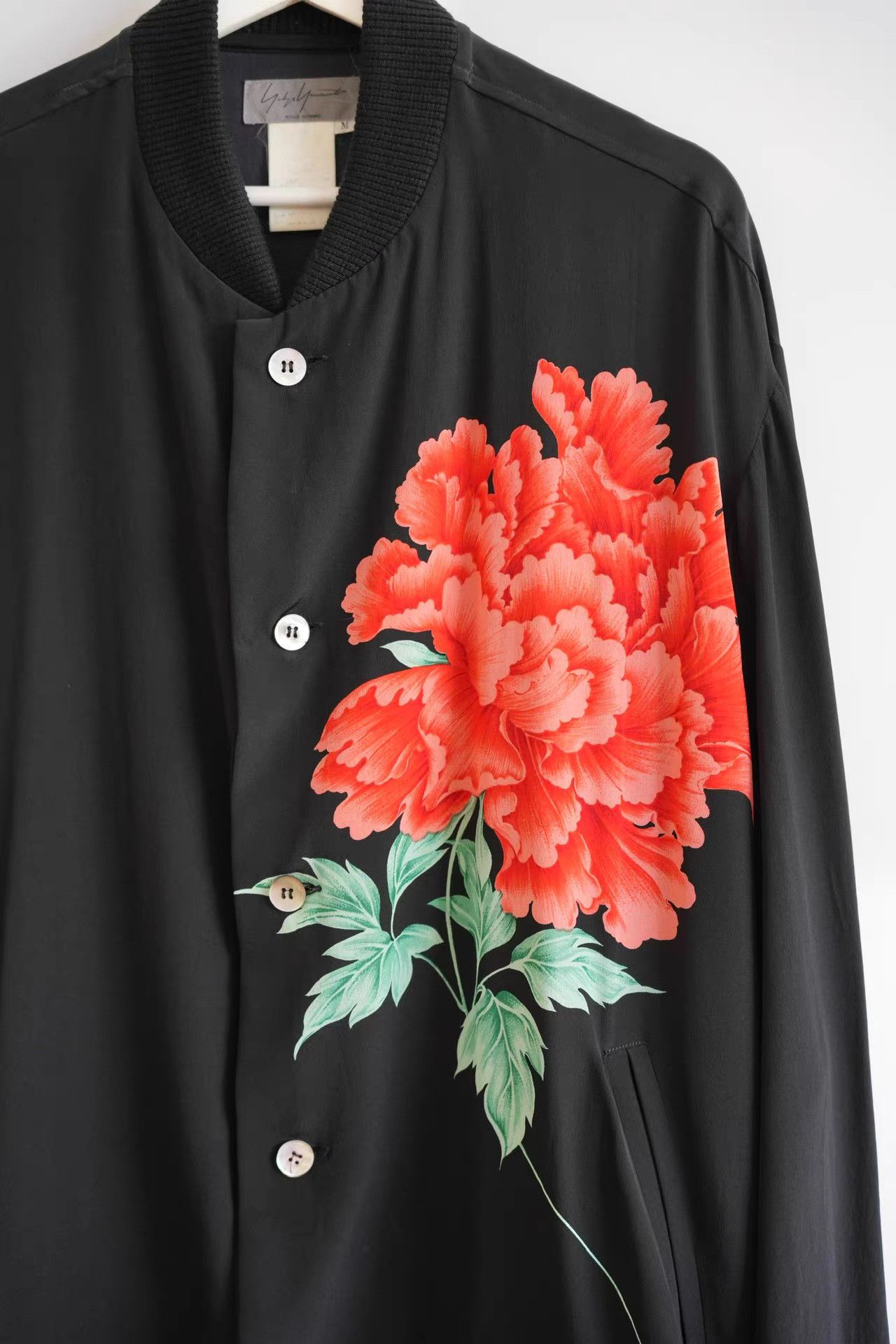 Yohji Yamamoto Yohji Yamamoto 96ss "Flower and Boy" Peony Silk Jacket K4 Size US M / EU 48-50 / 2 - 3 Thumbnail