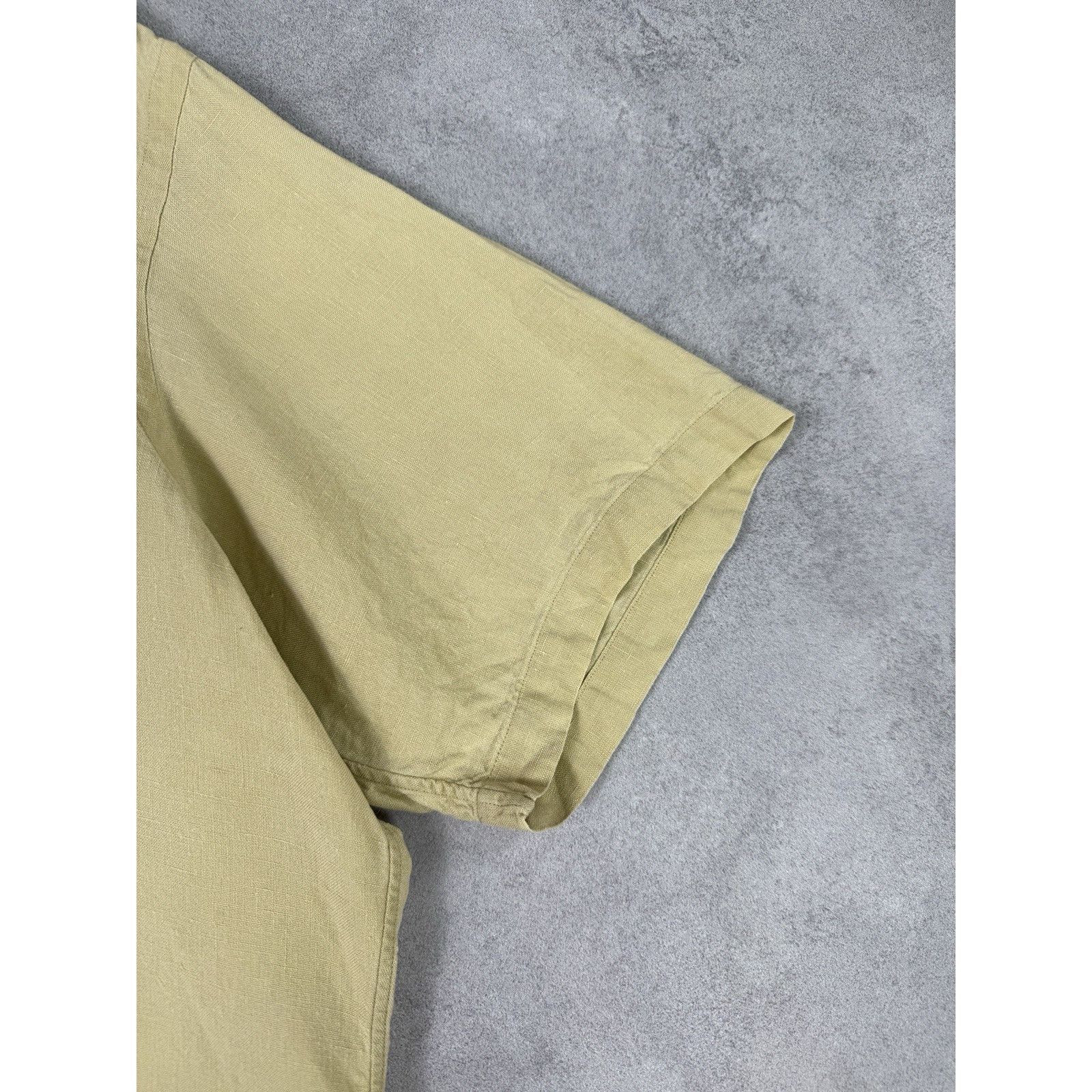 Ralph Lauren Vintage Polo Ralph Lauren Short Sleeve Liven Shirt Beige Size US XL / EU 56 / 4 - 2 Thumbnail