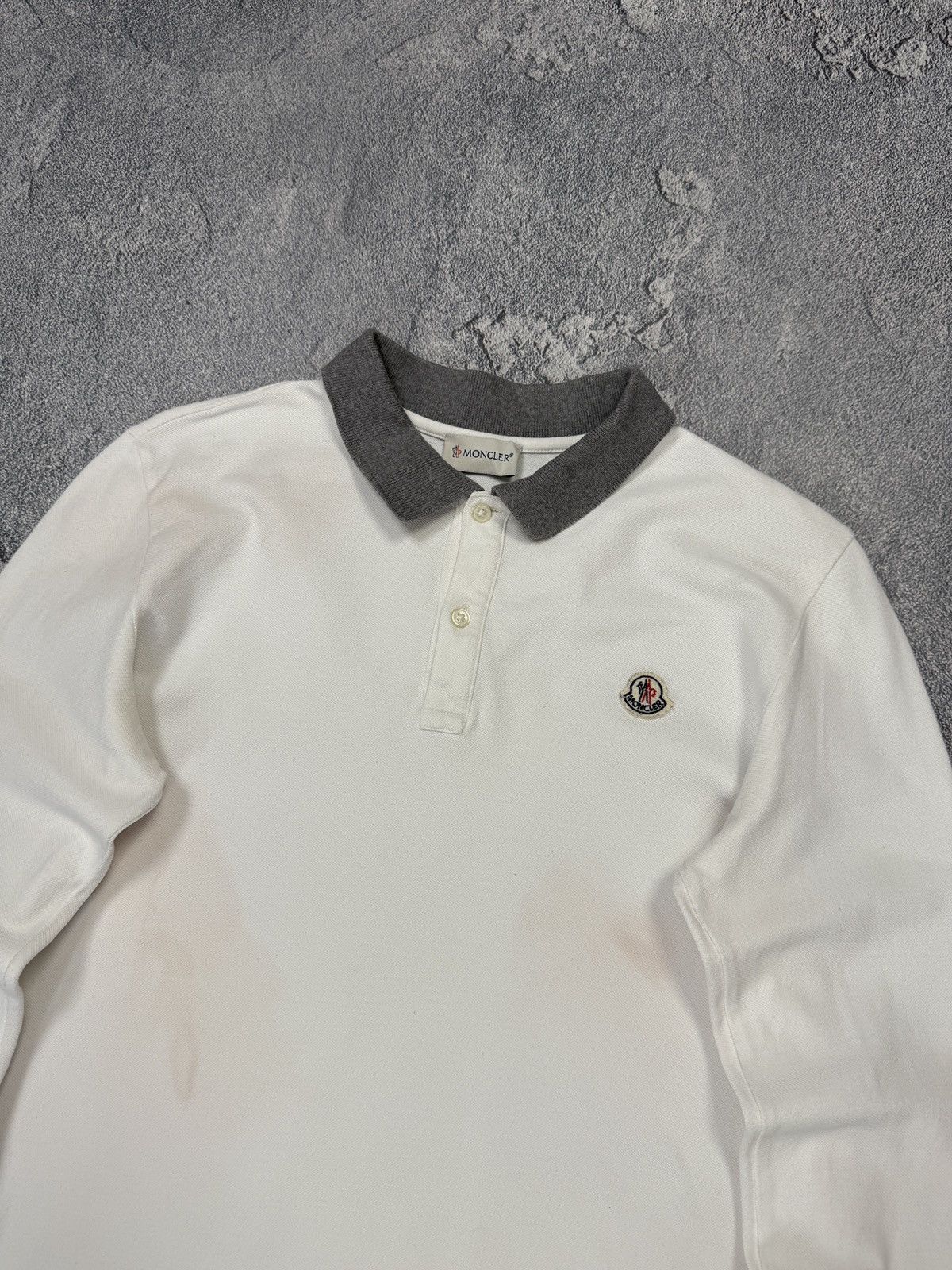 Moncler Moncler polo longsleeve luxury logo Size US XS / EU 42 / 0 - 3 Thumbnail