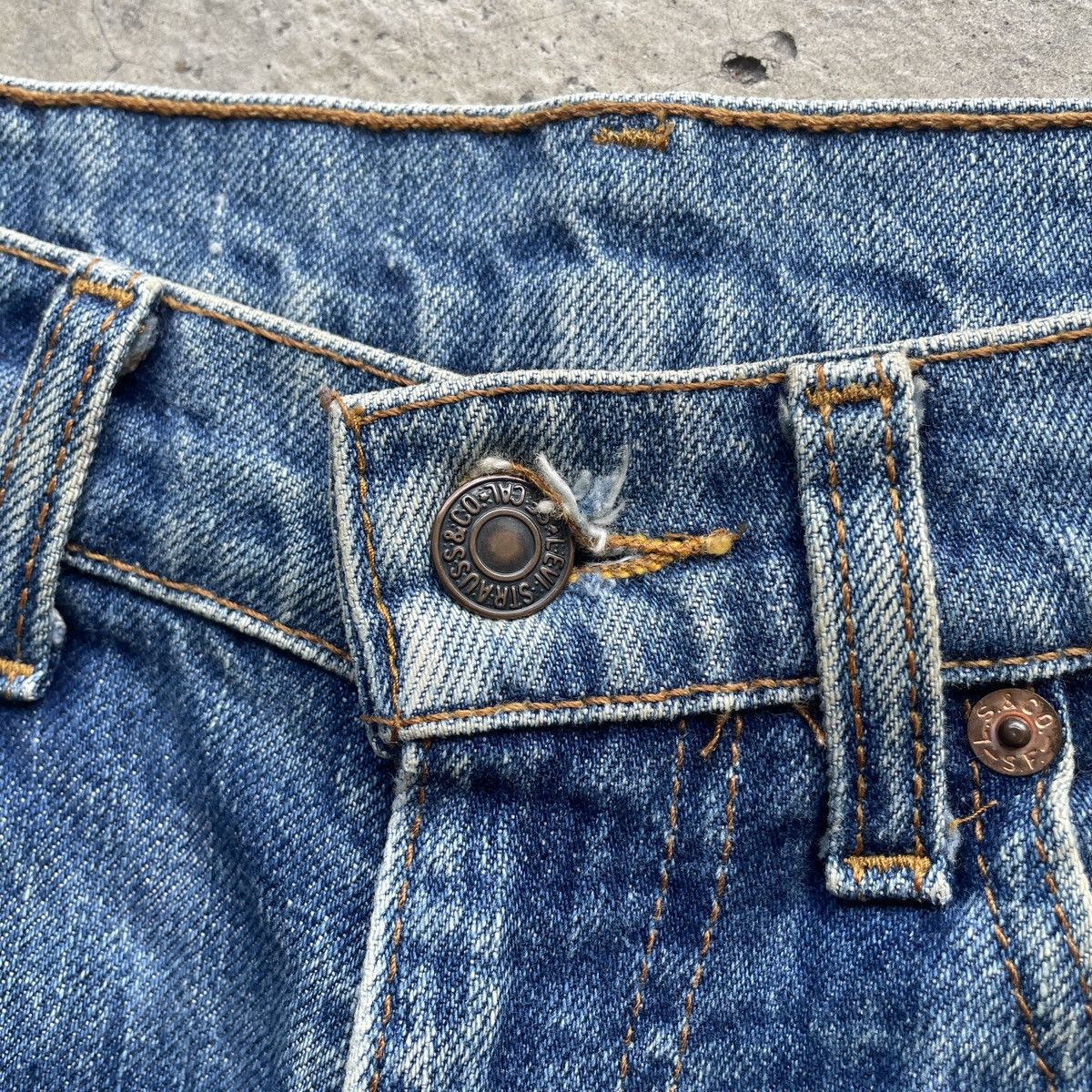 Levi's Vintage Clothing W28 Vintage Levi’s 503 Jeans RUSTY Denim Faded Pants Size US 28 / EU 44 - 6 Thumbnail