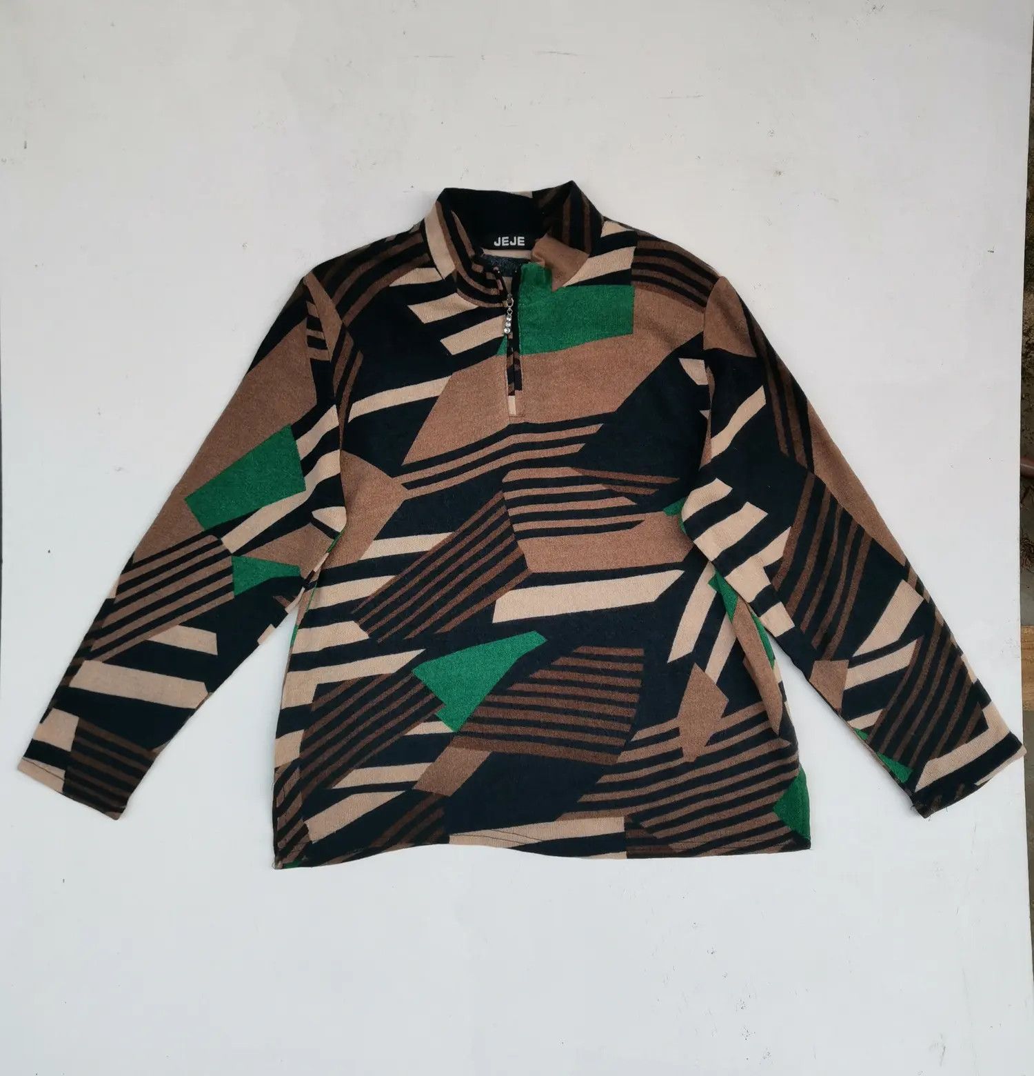 Homespun Knitwear × Japanese Brand Rare!!! Jeje Knitwear Size US M / EU 48-50 / 2 - 8 Thumbnail