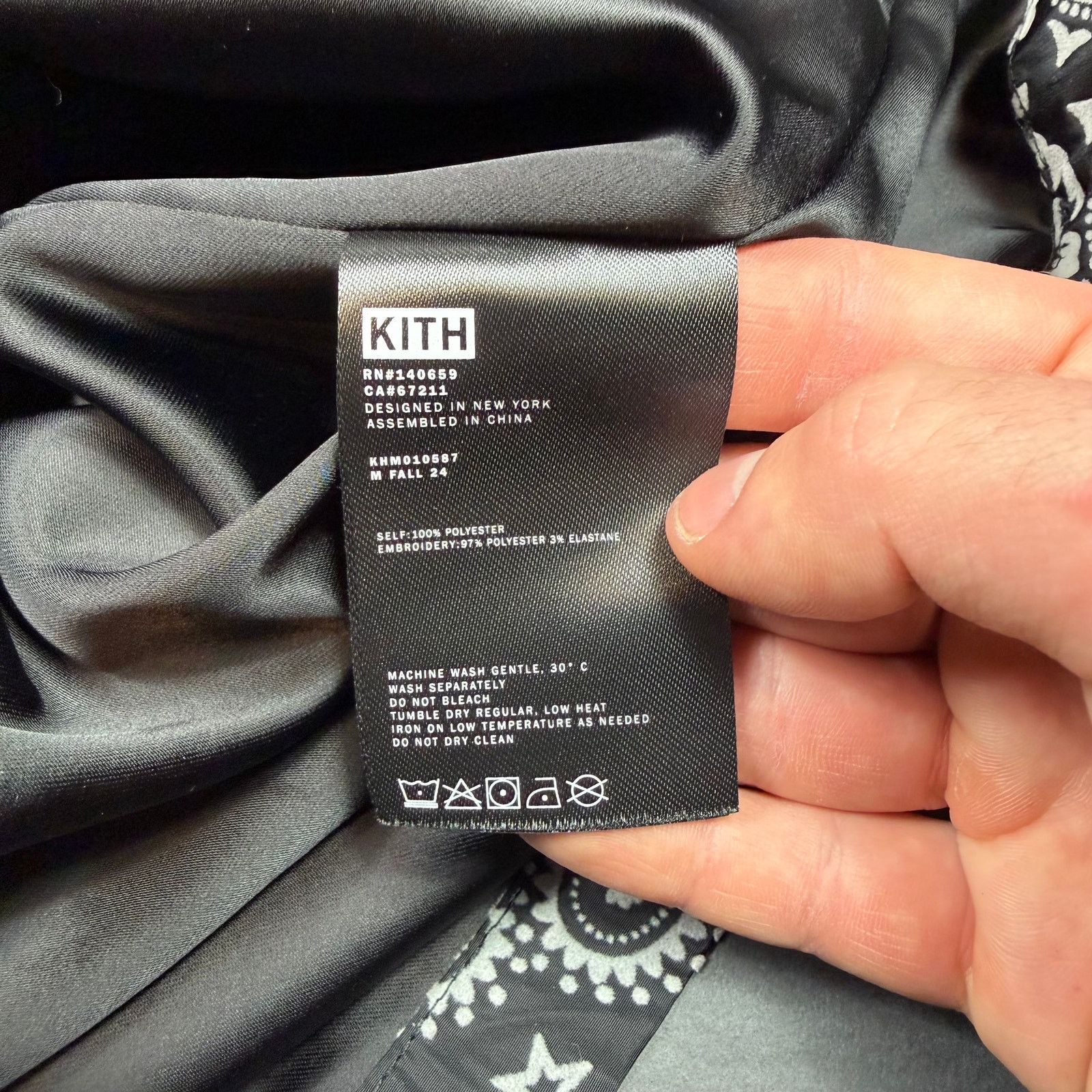 Kith Kith Flocked Deconstructed Bandana Coaches Jacket Size XXL / US 16-18 / IT 52-54 - 5 Thumbnail