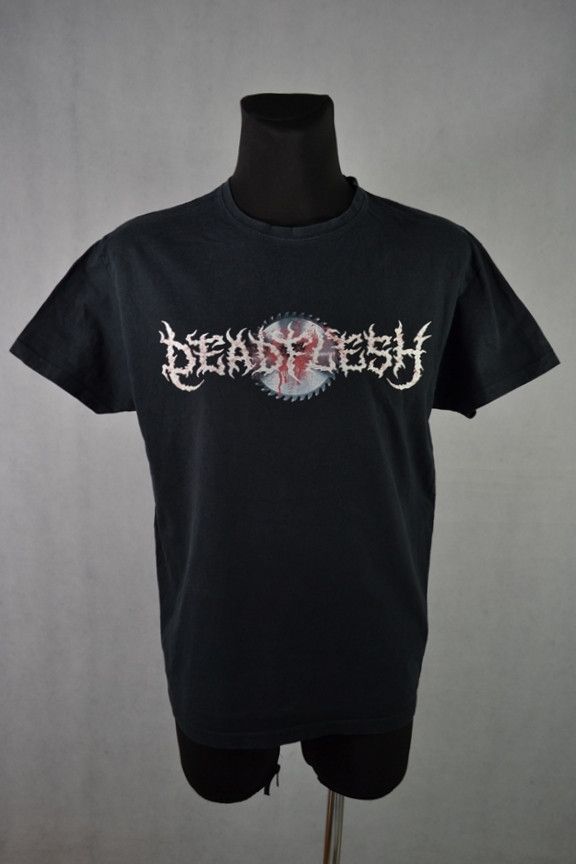Band Tees × Vintage Deadflesh Brutal Oldschool Death Metal Band tee M Size US M / EU 48-50 / 2 - 1 Thumbnail