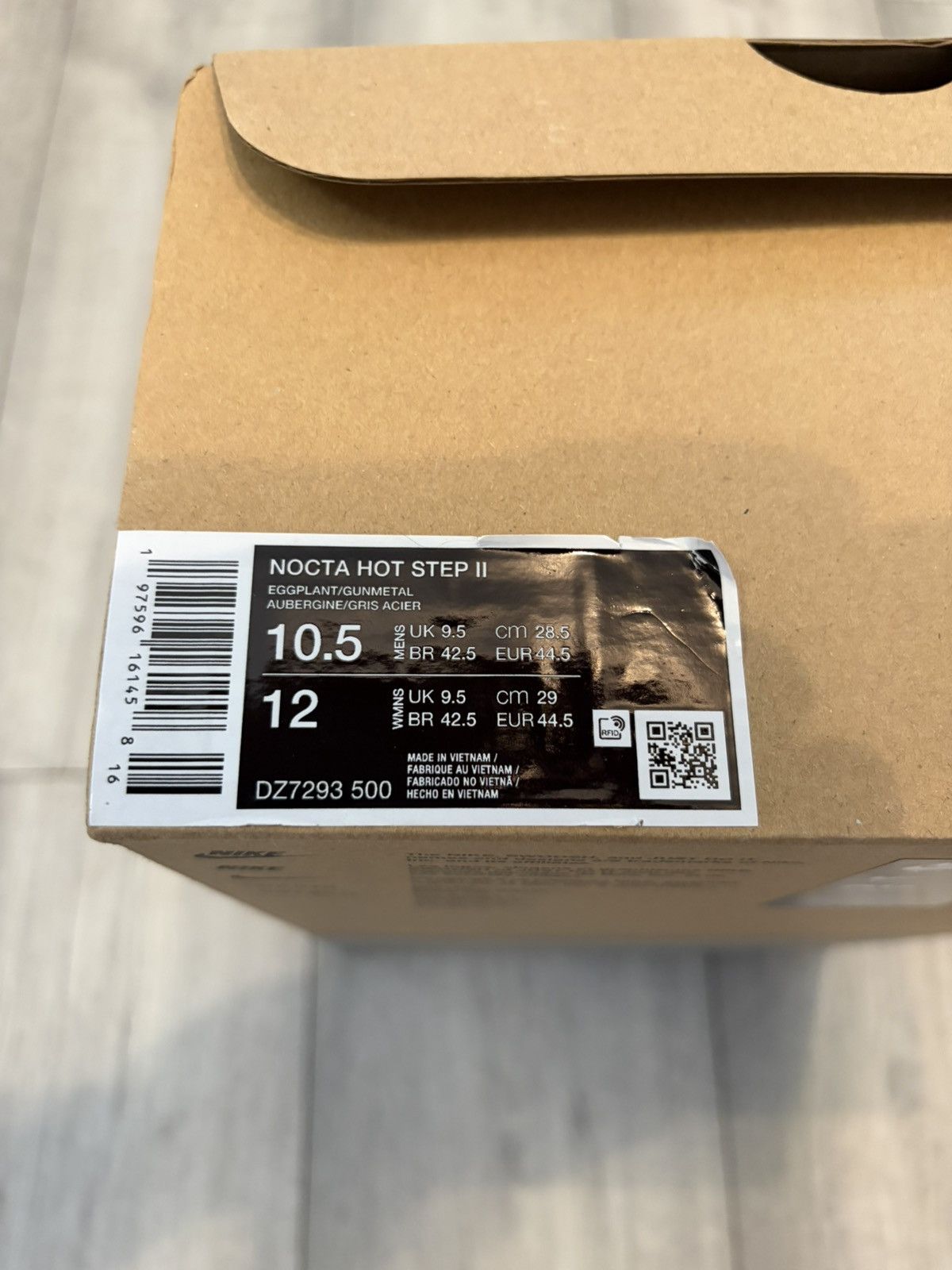 NOCTA Nike x Nocta Hot Step 2 Eggplant - Size 9.5 UK Size US 10.5 / EU 43-44 - 12 Thumbnail