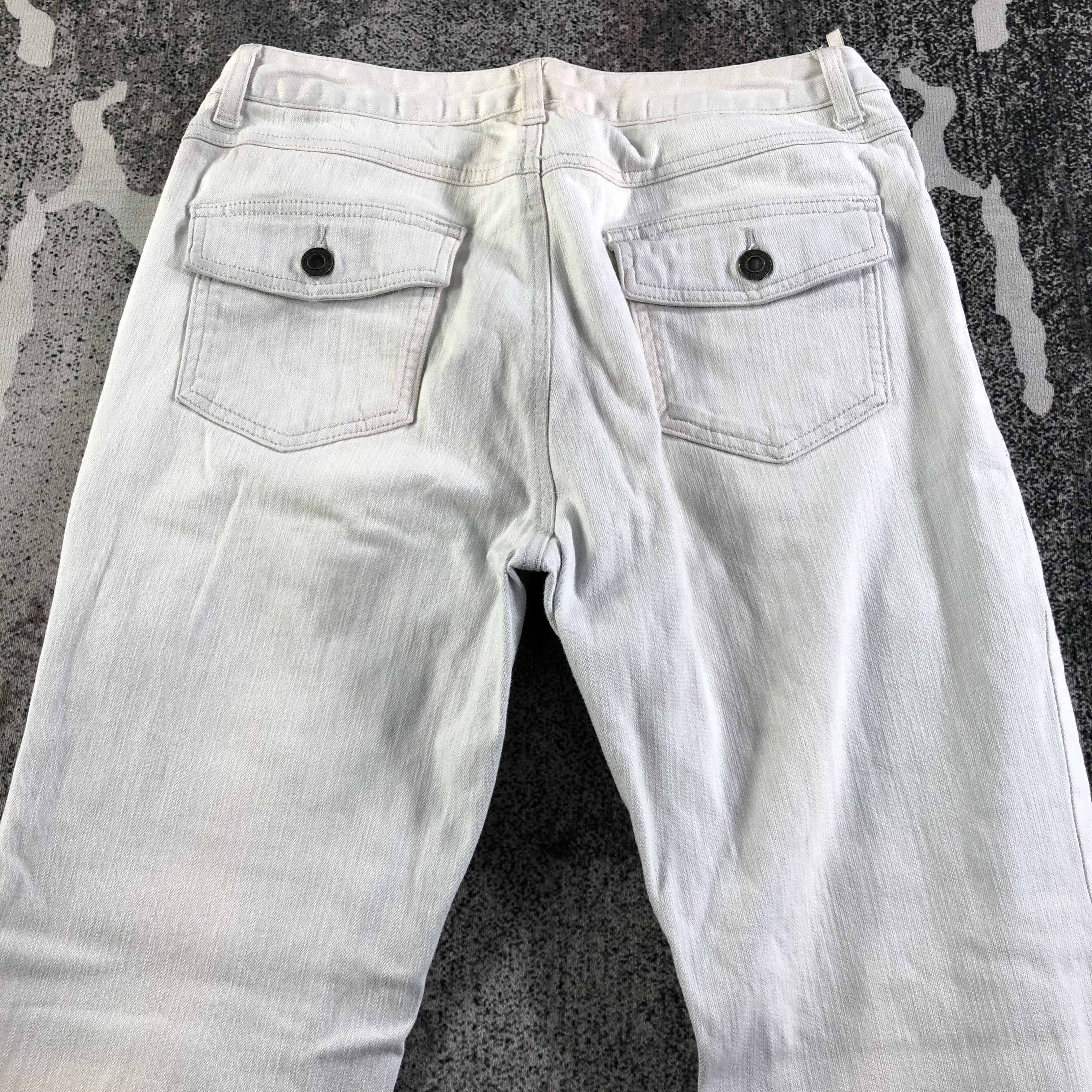 Japanese Brand Japanese Bush Pants Flare Jeans Cargo Denim KJ2930 Size US 28 / EU 44 - 4 Thumbnail