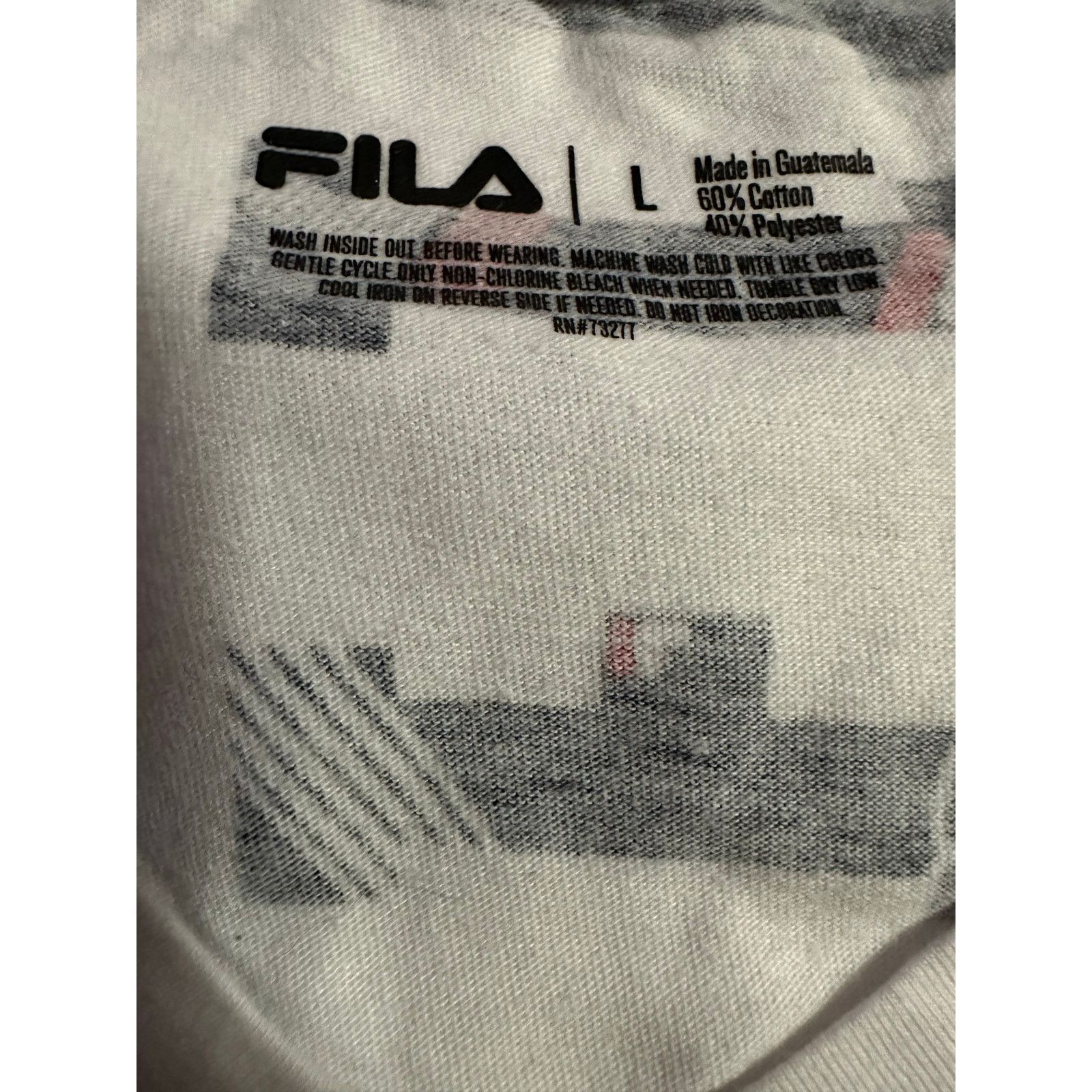 Fila Women's FILA T-shirt - Large V-neck - Excellent Condition Size L / US 10 / IT 46 - 3 Thumbnail