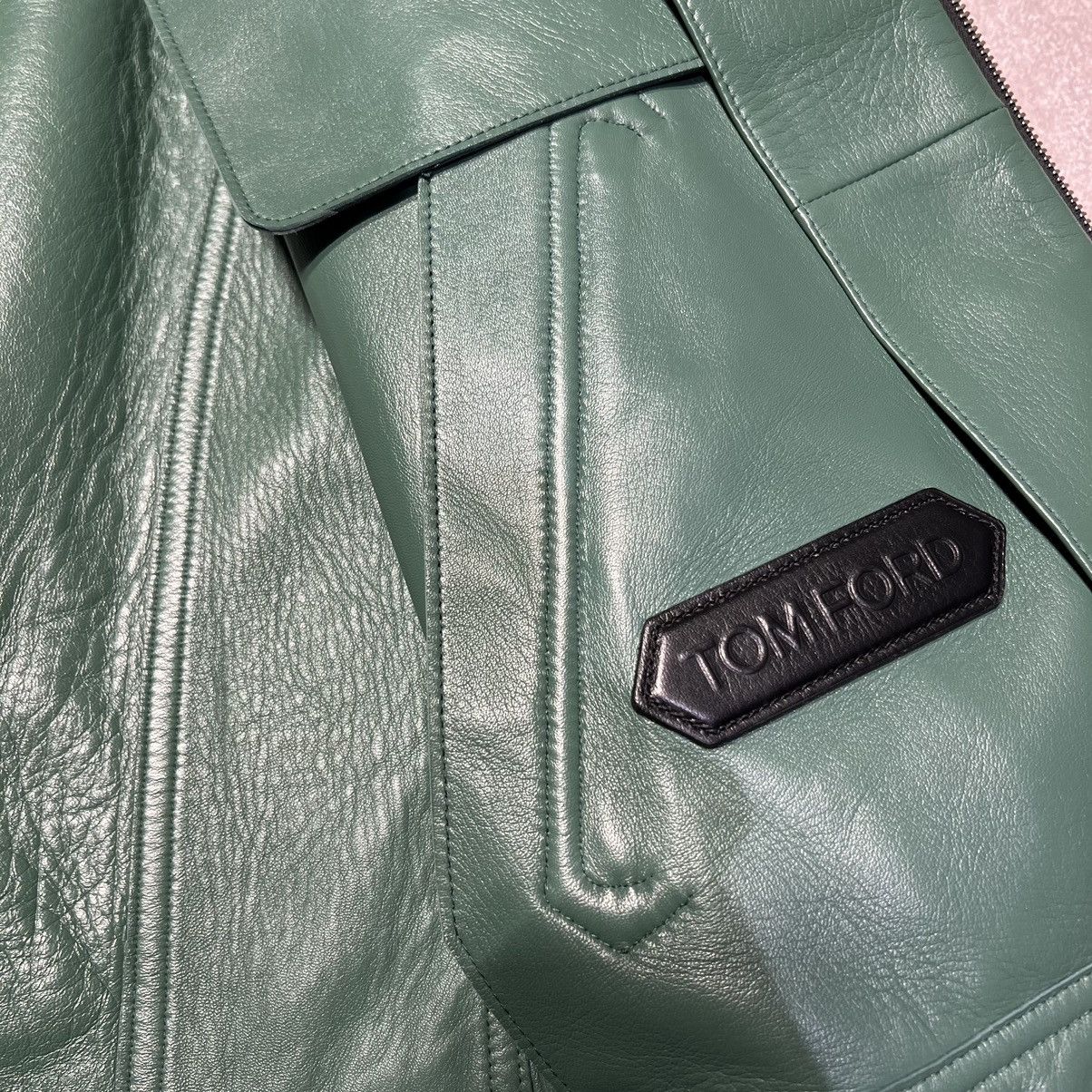 Tom Ford Tom Ford Leather Jacket in Medium Size US M / EU 48-50 / 2 - 6 Thumbnail