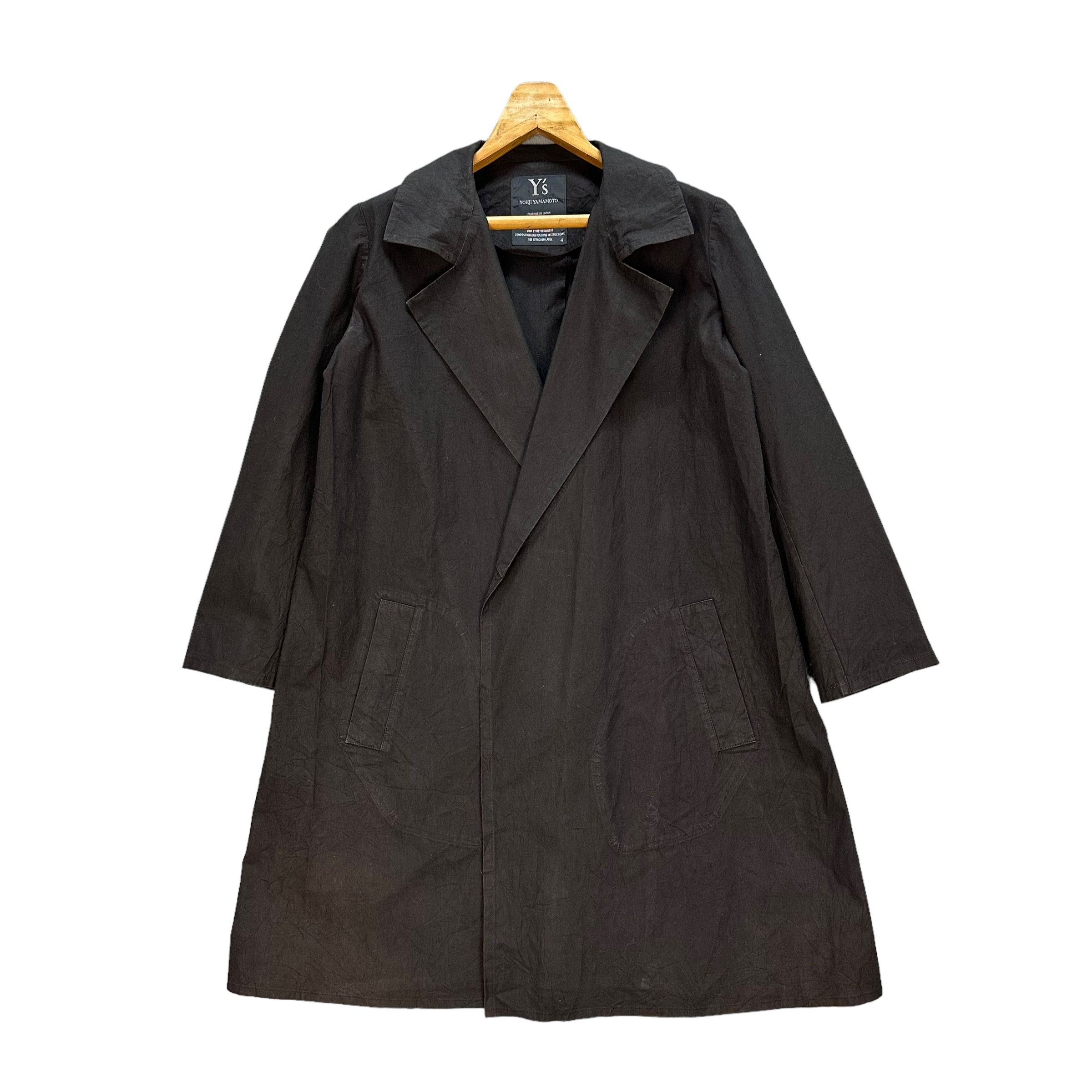 Y's Y's Yohji Yamamoto Buttonless Overcoat #A11-0260 Size US L / EU 52-54 / 3 - 1 Thumbnail