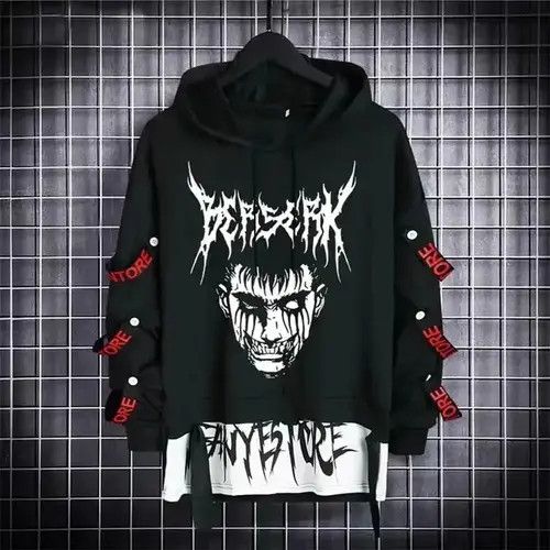 Japanese Brand × Vintage Anime Berserk Streetwear Ribbons Letter Size US L / EU 52-54 / 3 - 1 Thumbnail