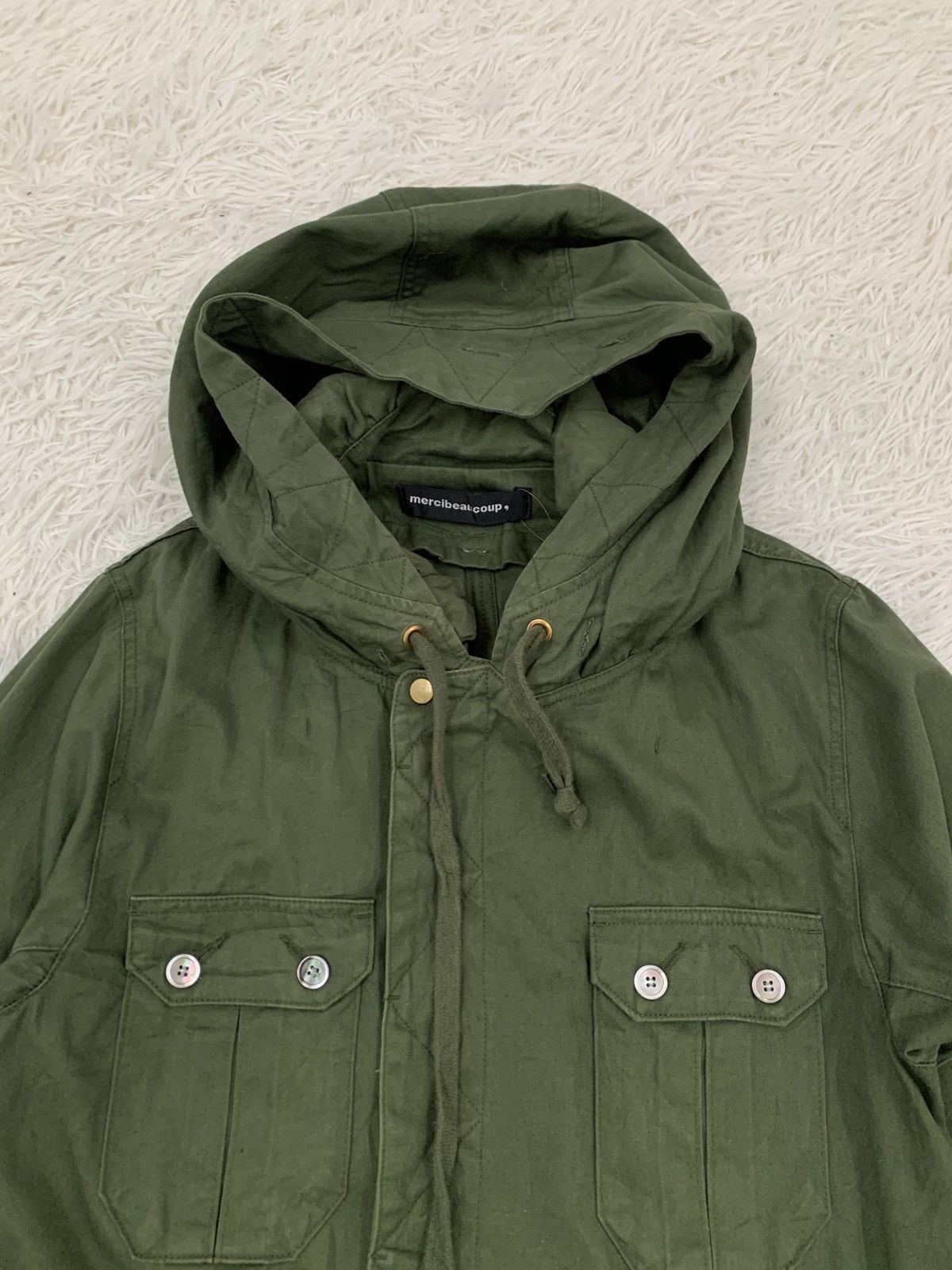 mercibeaucoup Mercibeaucoup by Issey Miyake Jacket Hooded Military Style Size US M / EU 48-50 / 2 - 5 Thumbnail