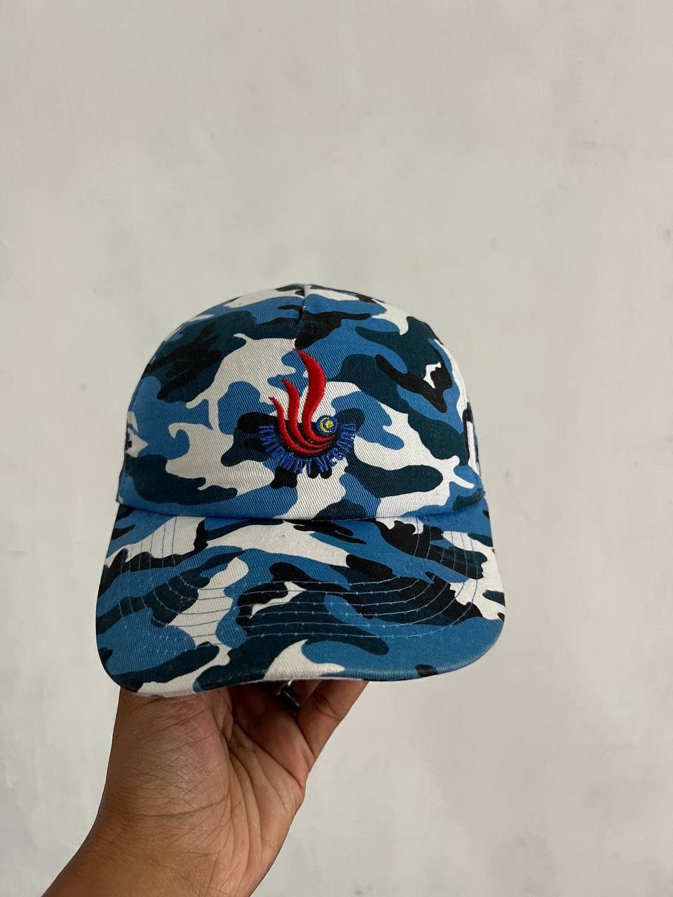 Hat Club Blue Camouflage Trucker Hat Size ONE SIZE - 2 Thumbnail
