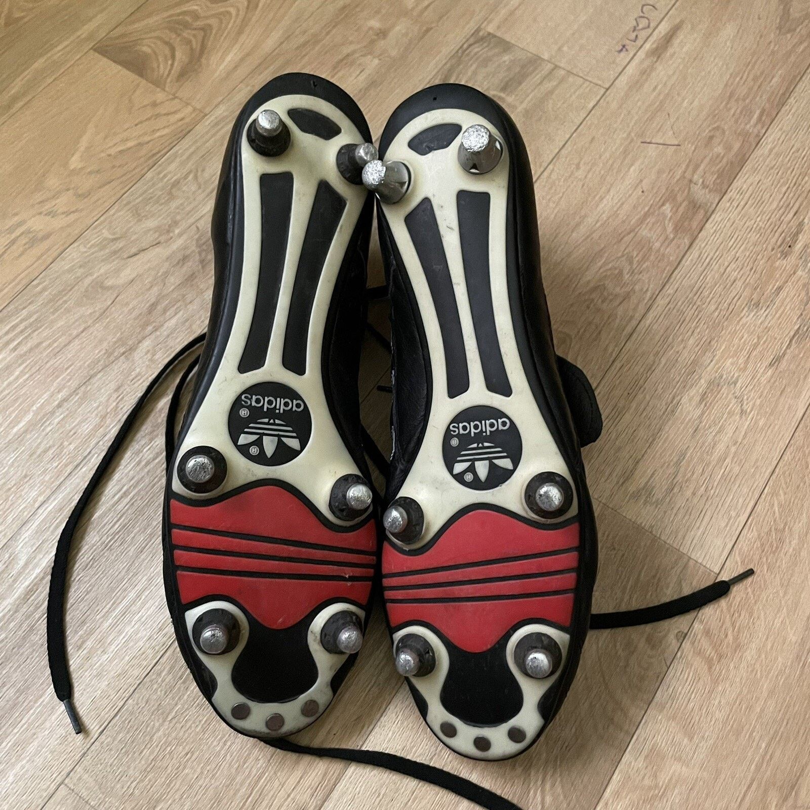 Adidas VINTAGE Adidas World Cup 1995 SOCCER Cleats Made in France Size US 11.5 / EU 44-45 - 5 Thumbnail