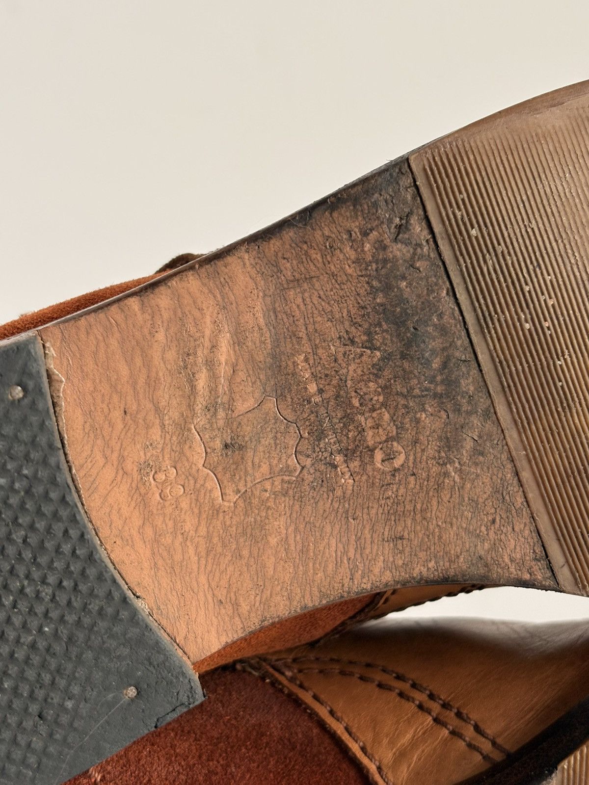 Acne Studios Acne Studios Rust Leather Suede Ankle Boots Western Biker Size US 9 / IT 39 - 10 Thumbnail