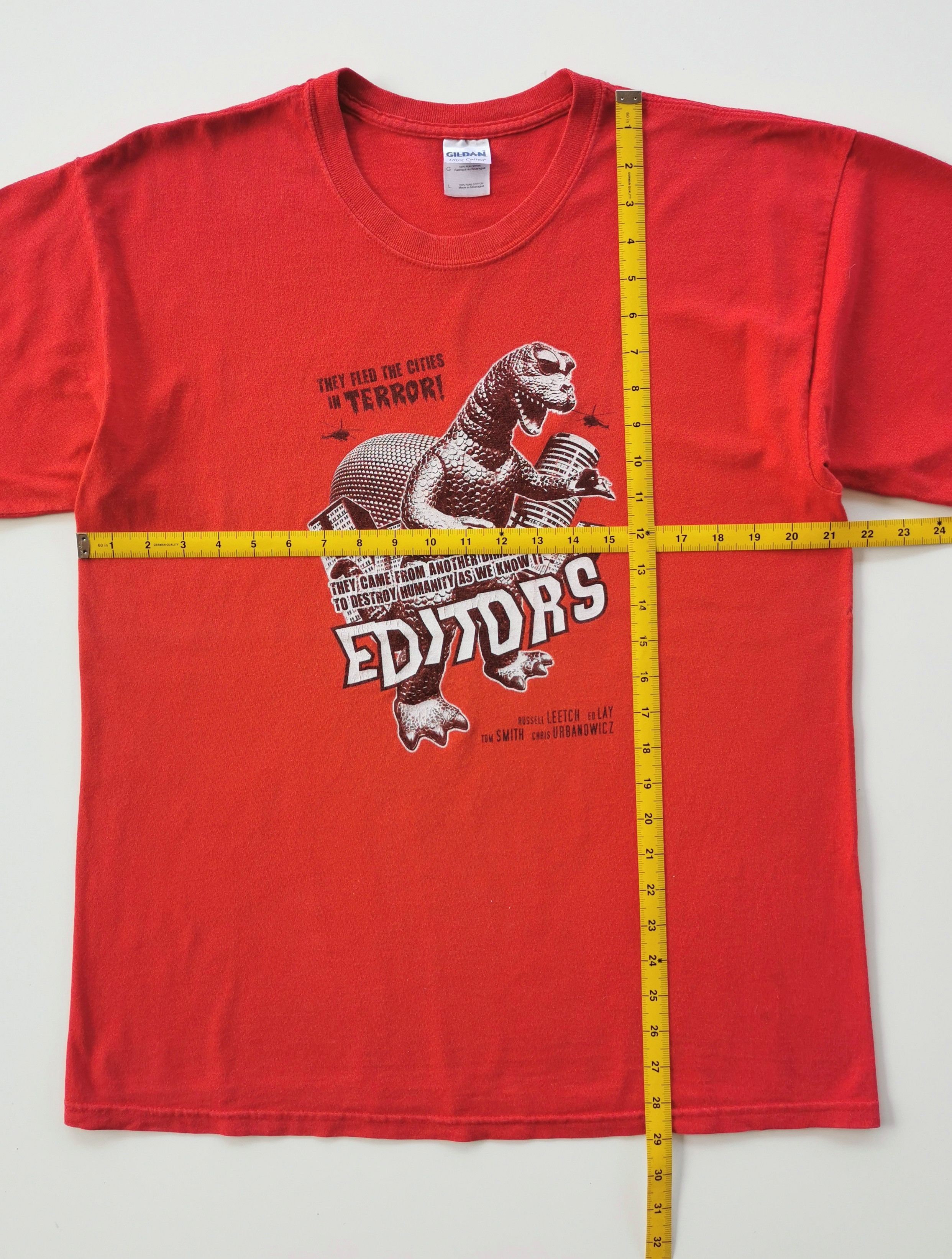 Band Tees Vintage Editors Band Tshirt Size US L / EU 52-54 / 3 - 8 Thumbnail