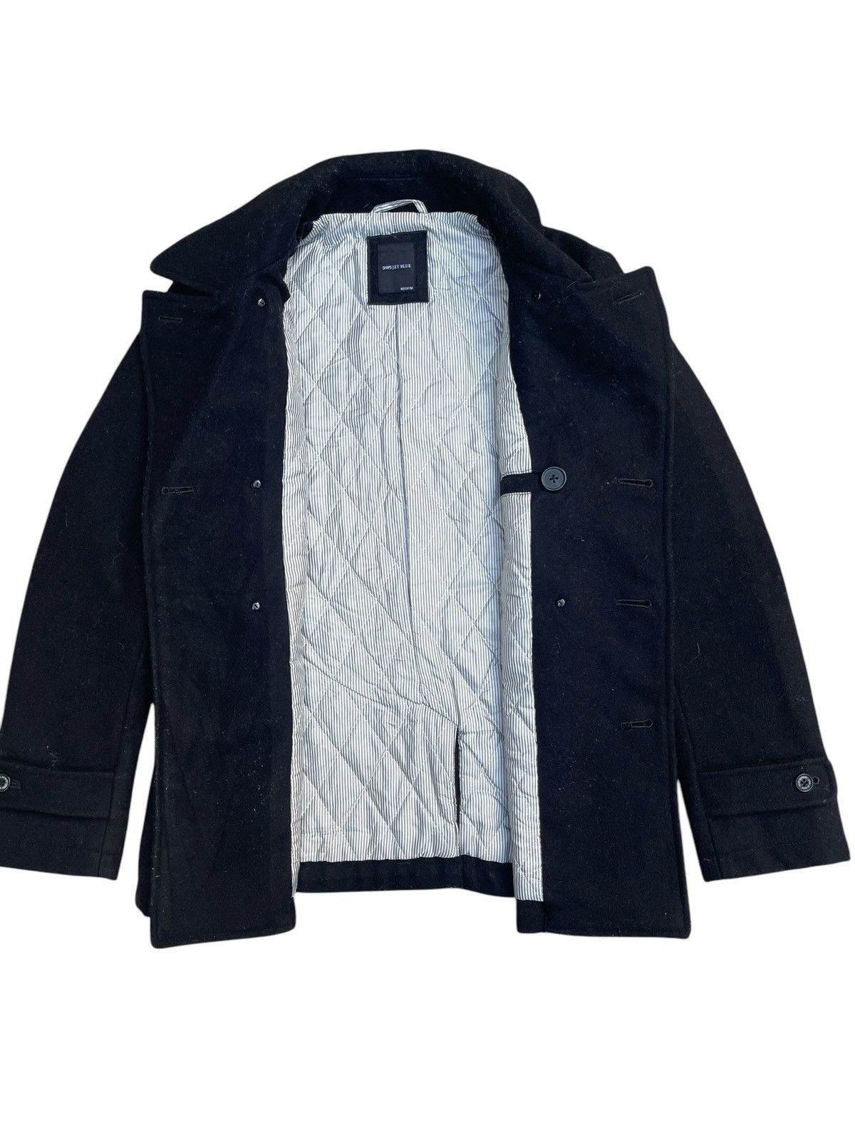 Japanese Brand × SHIPS × Ships Jet Blue Japanese Ships Jet Blue Double Breasted Wool Jacket Size US M / EU 48-50 / 2 - 4 Thumbnail