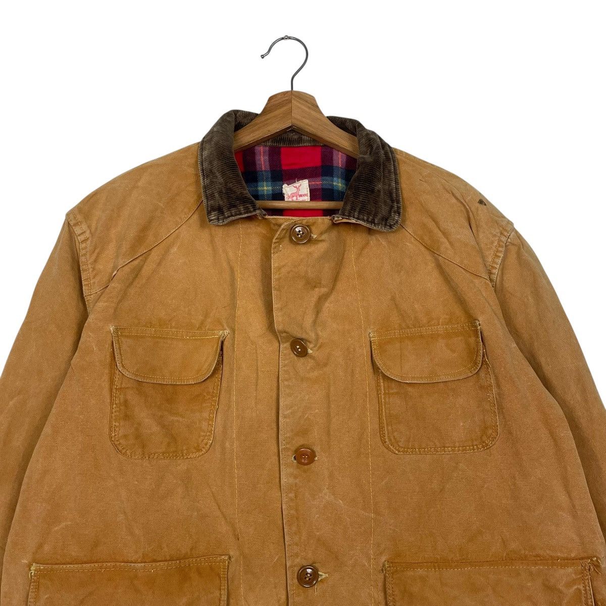 Vintage Vintage Elk Brand Duck Canvas Hunting Jacket Size US L / EU 52-54 / 3 - 2 Thumbnail