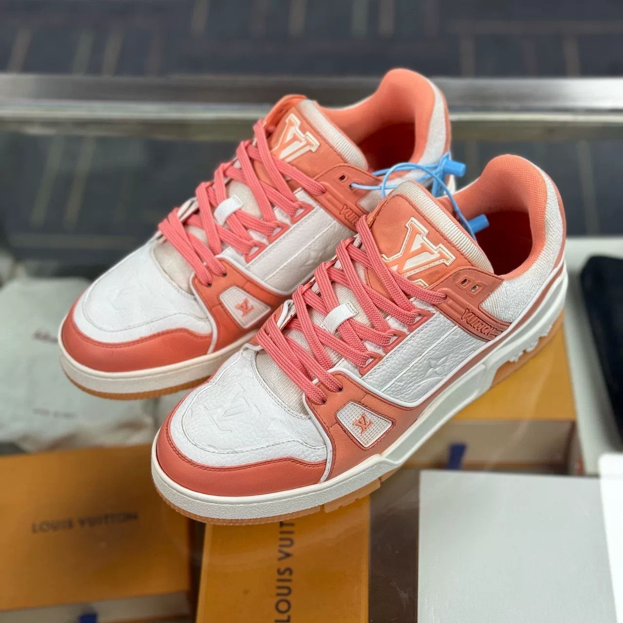 Louis Vuitton LV Trainer Peach Size US 6 / EU 39 - 1 Thumbnail