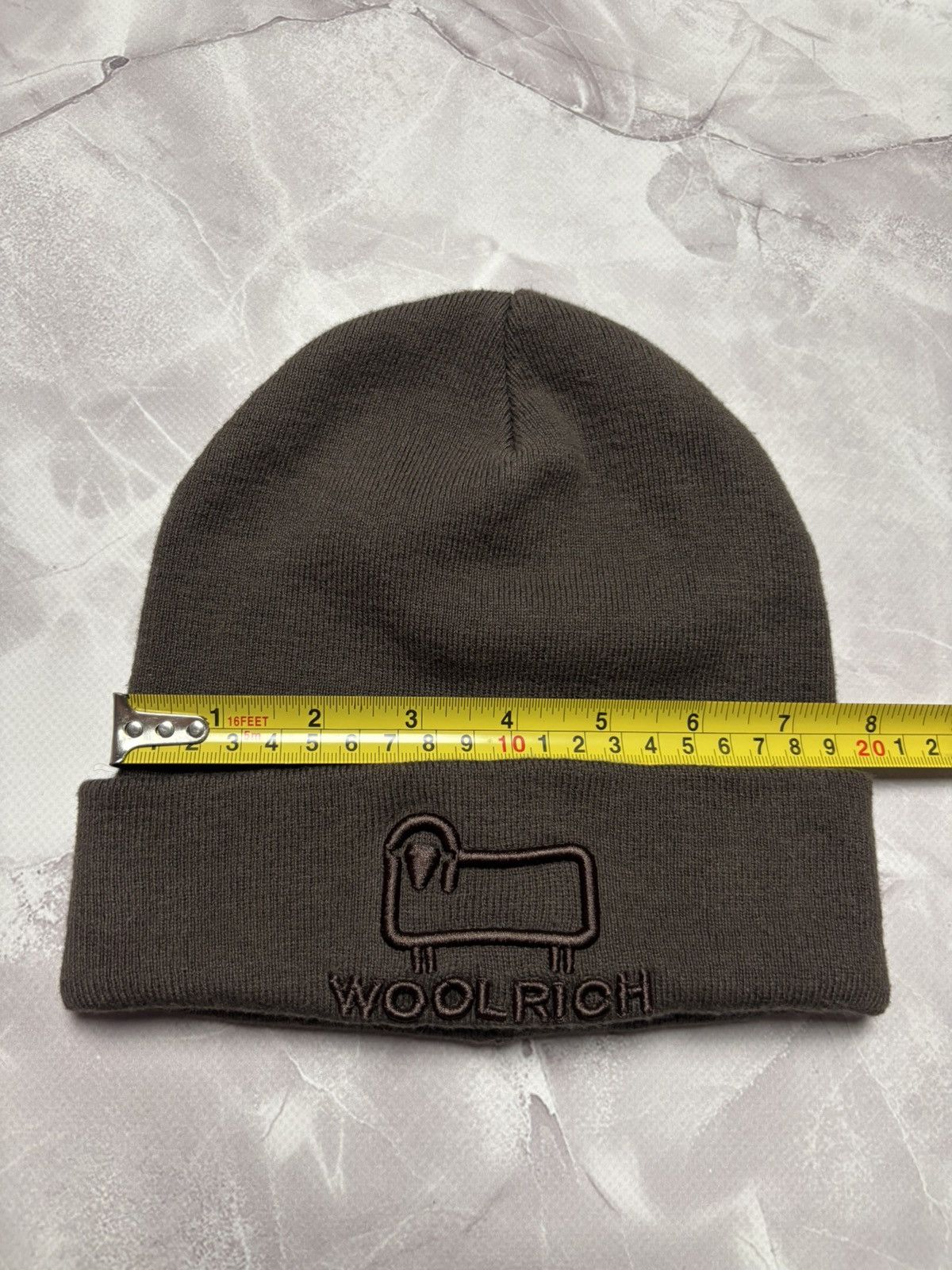 Woolrich Woolen Mills Woolrich Cotton Wool Beanie Hat Embroidered Logo Mens M Size ONE SIZE - 4 Thumbnail