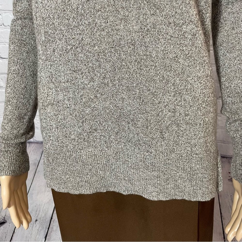 AQUA Aqua Cashmere High Low Crewneck Brown Melange Sweater Size Size S / US 4 / IT 40 - 6 Thumbnail