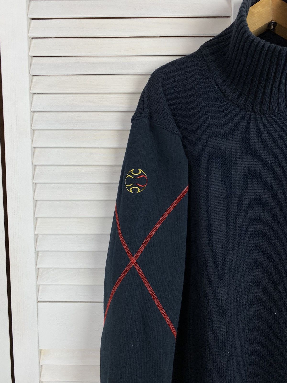 Adidas Vintage Knit Sweater Adidas Bayern Munich Turtleneck Footbal Size US M / EU 48-50 / 2 - 5 Thumbnail