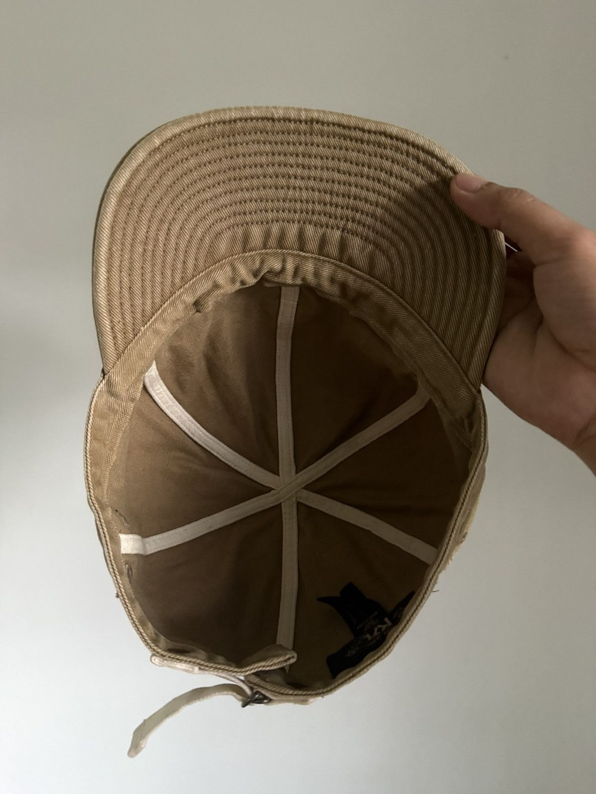 RRL Ralph Lauren 90s Vintage Double Ralph Lauren herringbone work cap Size ONE SIZE - 6 Thumbnail