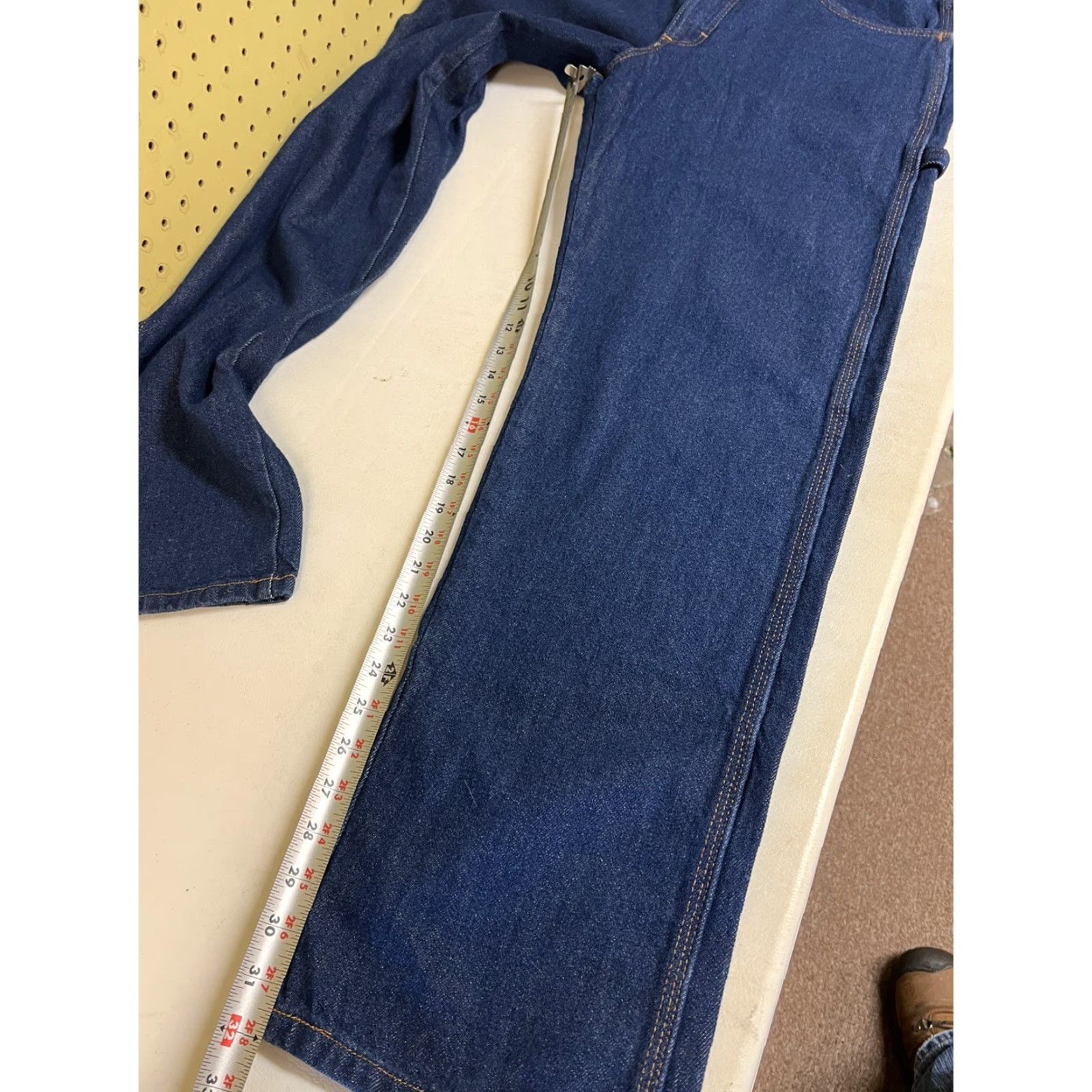 Red Kap Red Kap Jeans PD80PW4 Regular 33x32 Denim Blue Men Jeans Straight Zip 33 Inseam 32 Dark Wash NWOT Vintage No? Size US 33 - 6 Thumbnail
