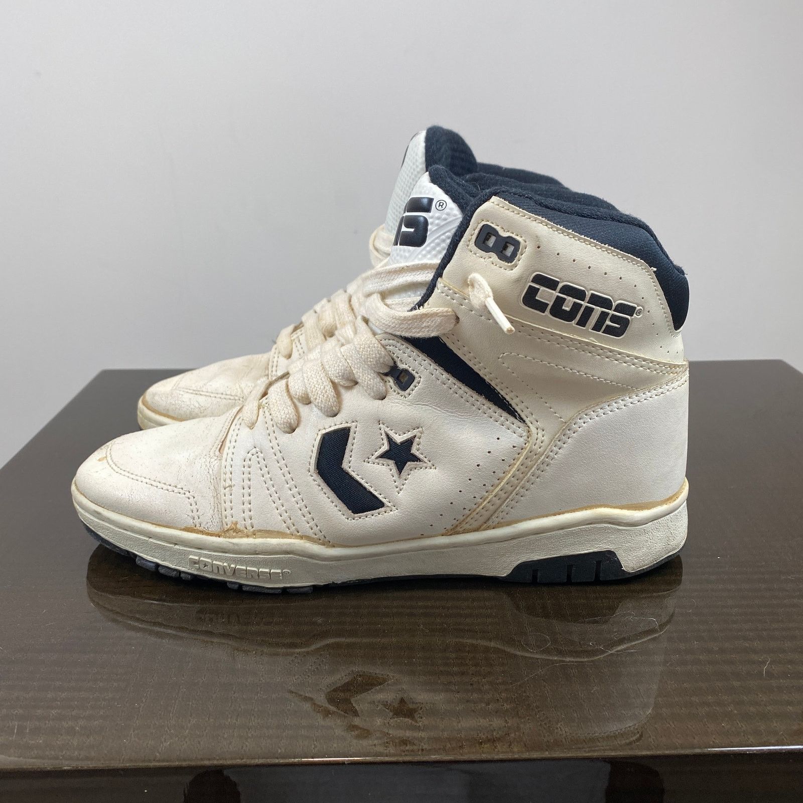 Converse × Vintage Vintage 80s 90s Cons Converse Mid Sneakers Shoes 8.5 Korea Size US 8.5 / EU 41-42 - 3 Thumbnail