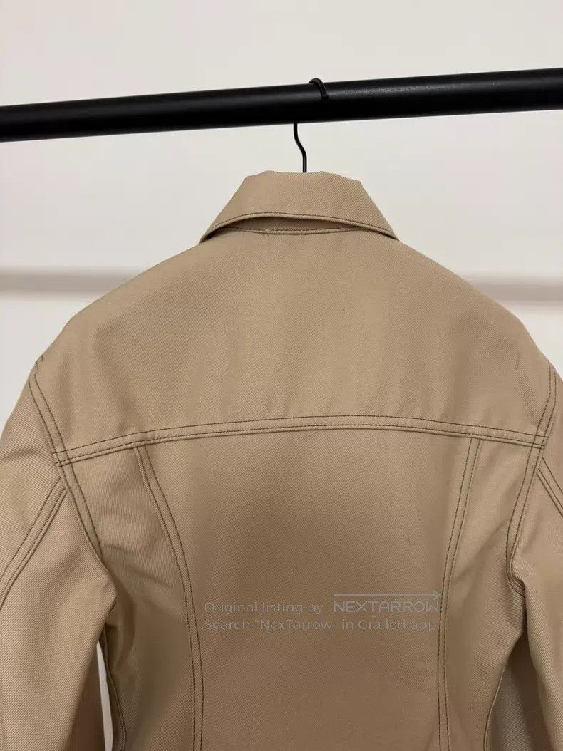 Helmut Lang Helmut Lang Beige Denim Jacket Size S / US 4 / IT 40 - 4 Thumbnail