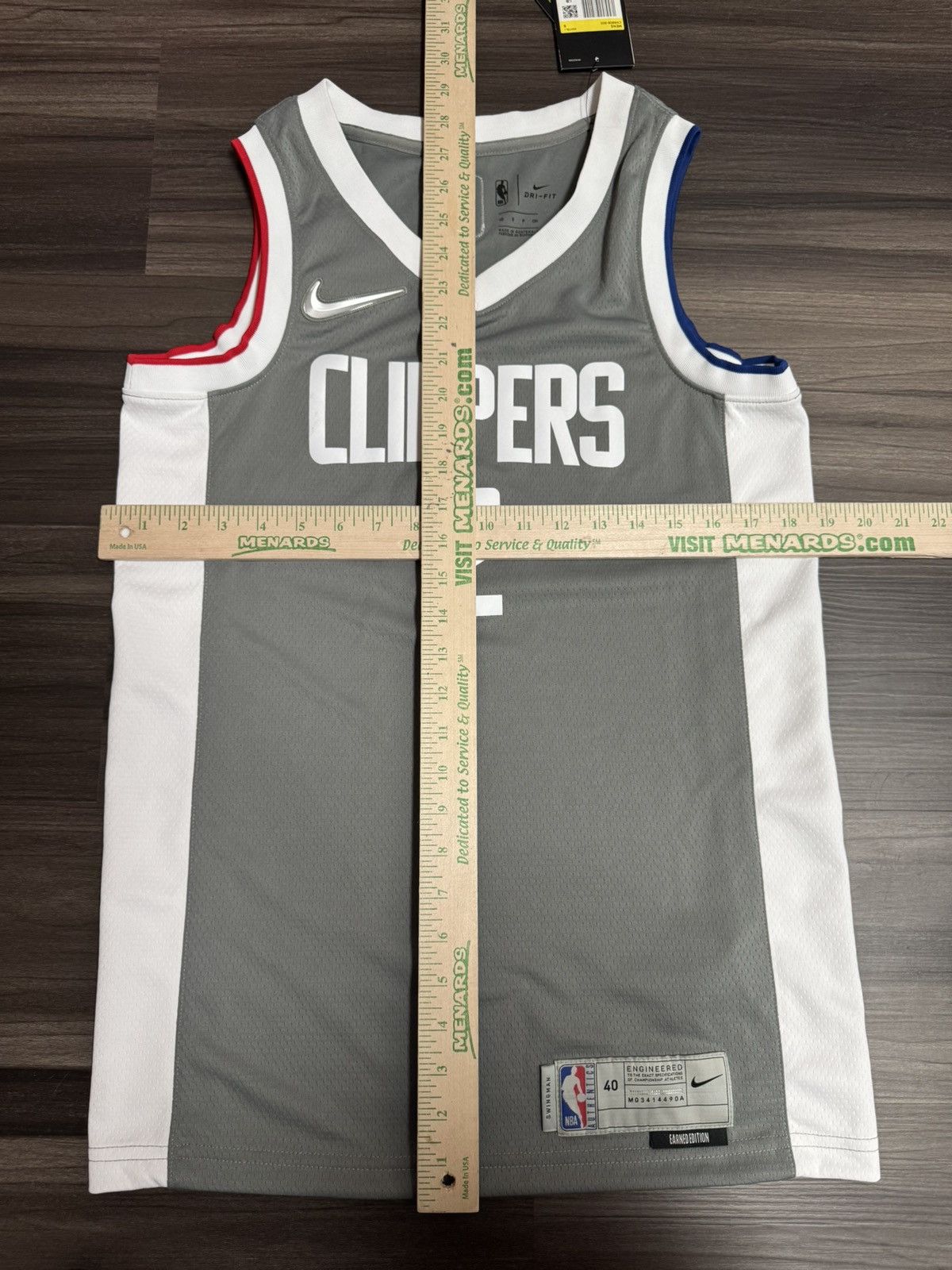 Nike Kawhi Leonard #2 Clippers NBA Earned Edition Swingman Jersey Size US S / EU 44-46 / 1 - 8 Thumbnail