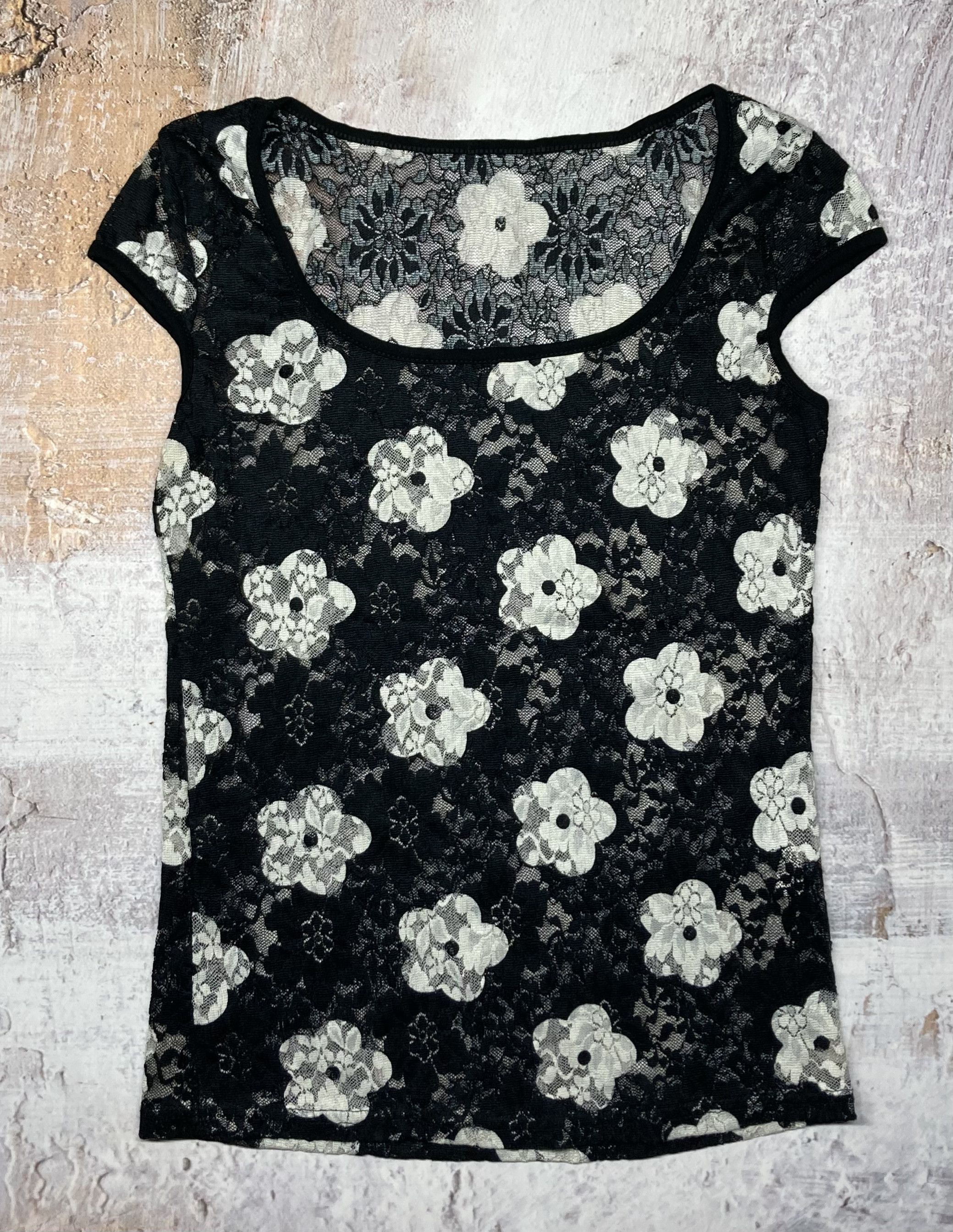 Vintage Vintage Floral Mesh Tank Top Women’s Size S Size S / US 4 / IT 40 - 1 Thumbnail