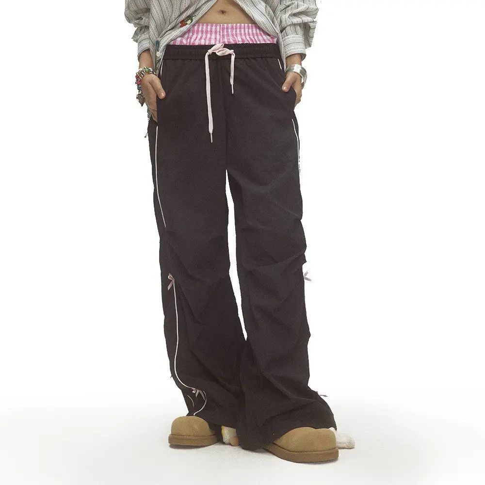 Japanese Brand × Jean Baggy Stacked Sweatpants, Wide Leg Sweats Size US 32 / EU 48 - 1 Thumbnail