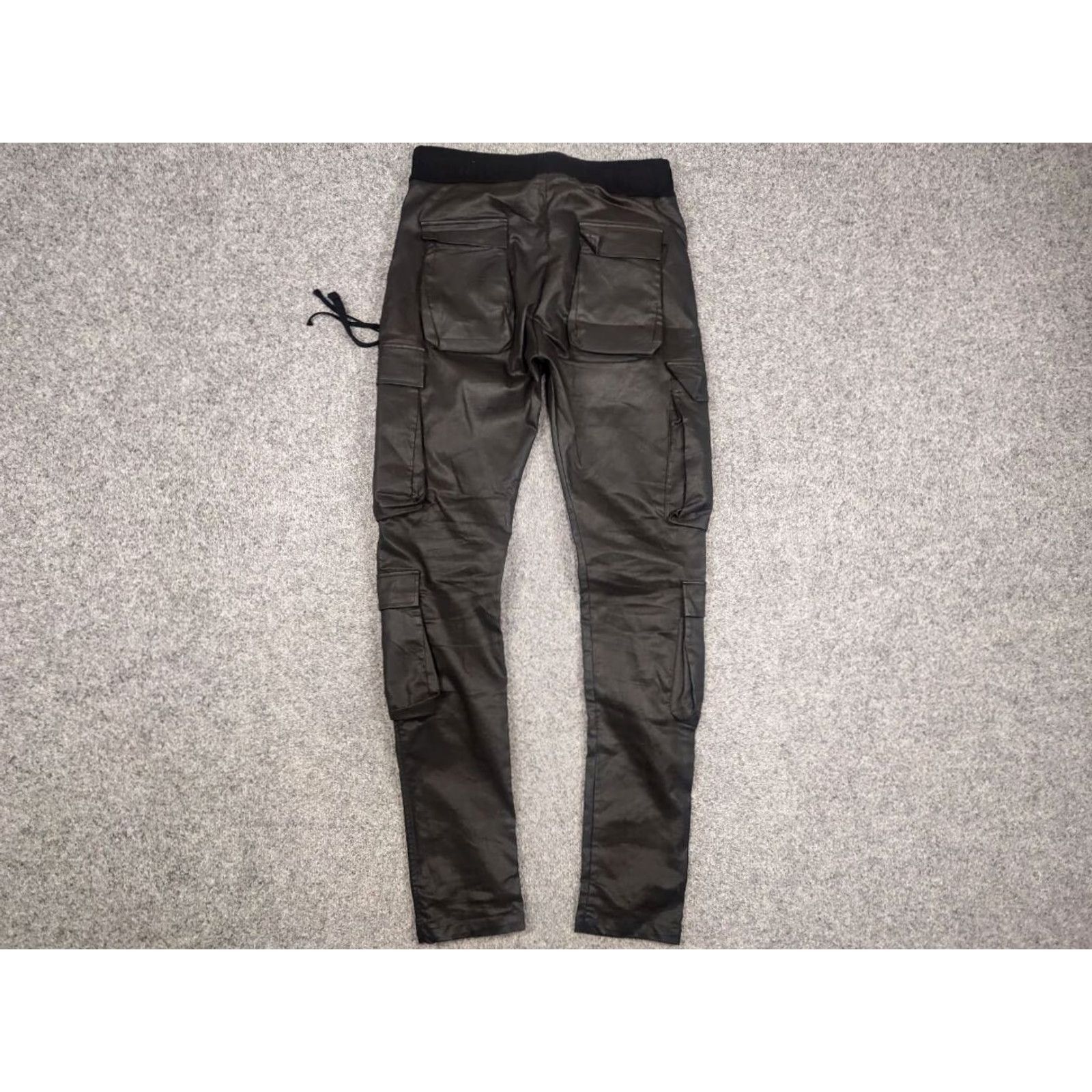Vagabond Vagabond Black Slim Multipocket Cargo Pants Rick Owens style Size US 33 - 6 Thumbnail