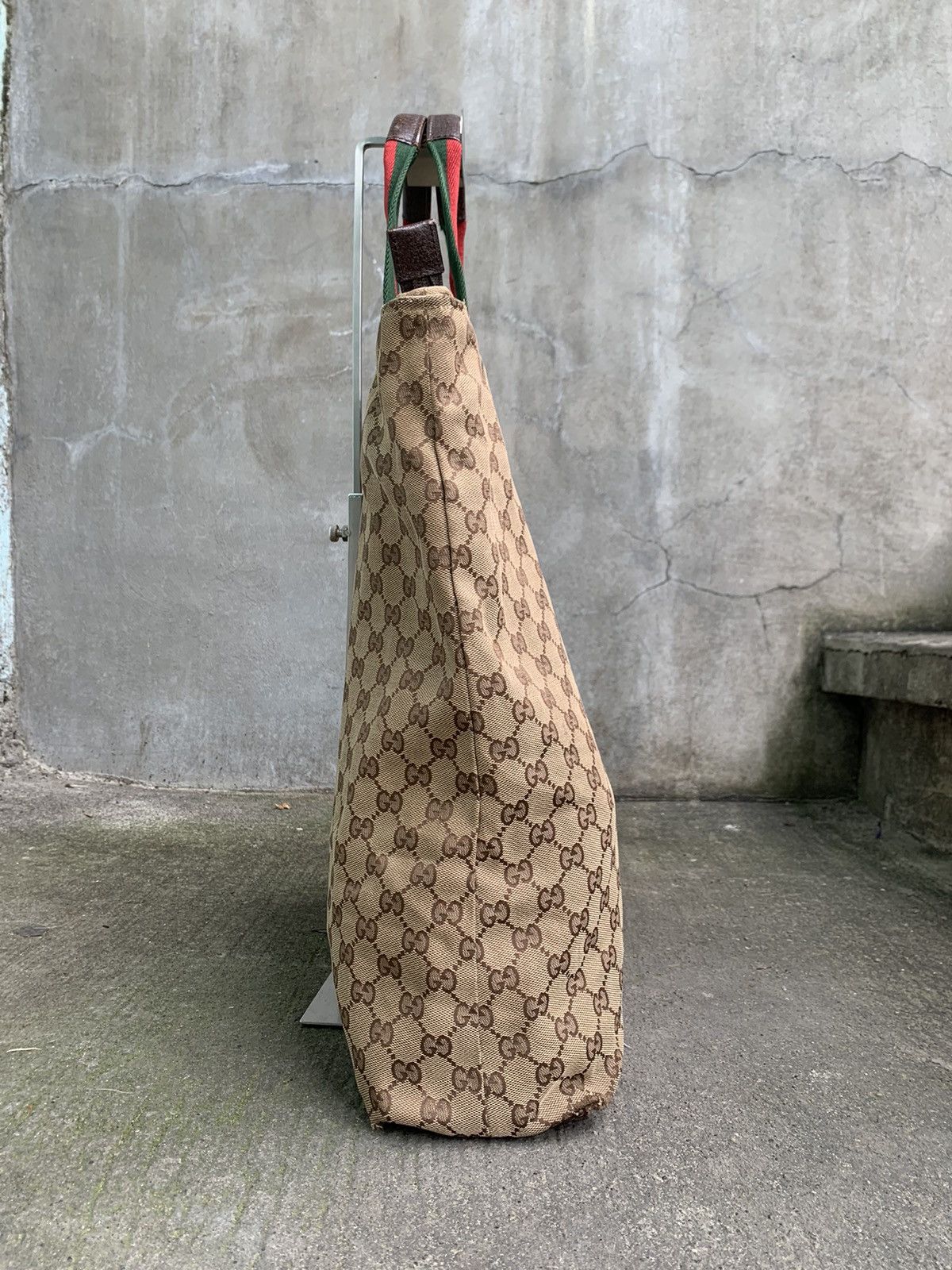 Gucci GG Canvass Web Handle Tote Bag Size ONE SIZE - 5 Thumbnail