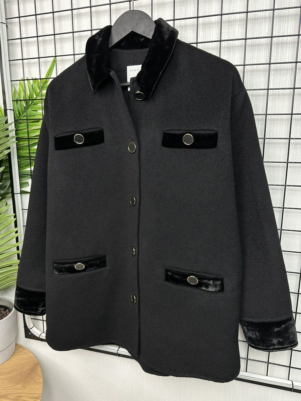 Sandro Sandro Paris NEW collections Women jacket wool size 38 Size S / US 4 / IT 40 - 2 Thumbnail