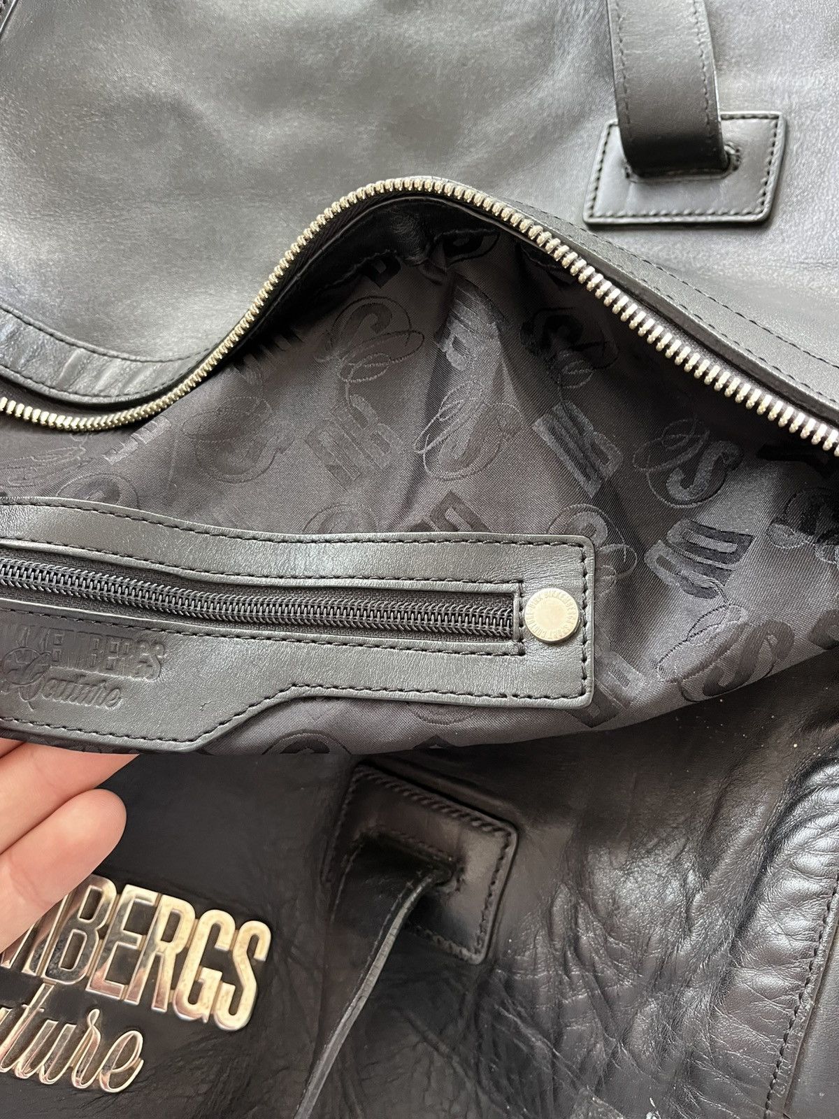 Dirk Bikkembergs Archive Dirk Bikkembergs FW 2007 Rare Leather Football Bag Size ONE SIZE - 22 Thumbnail