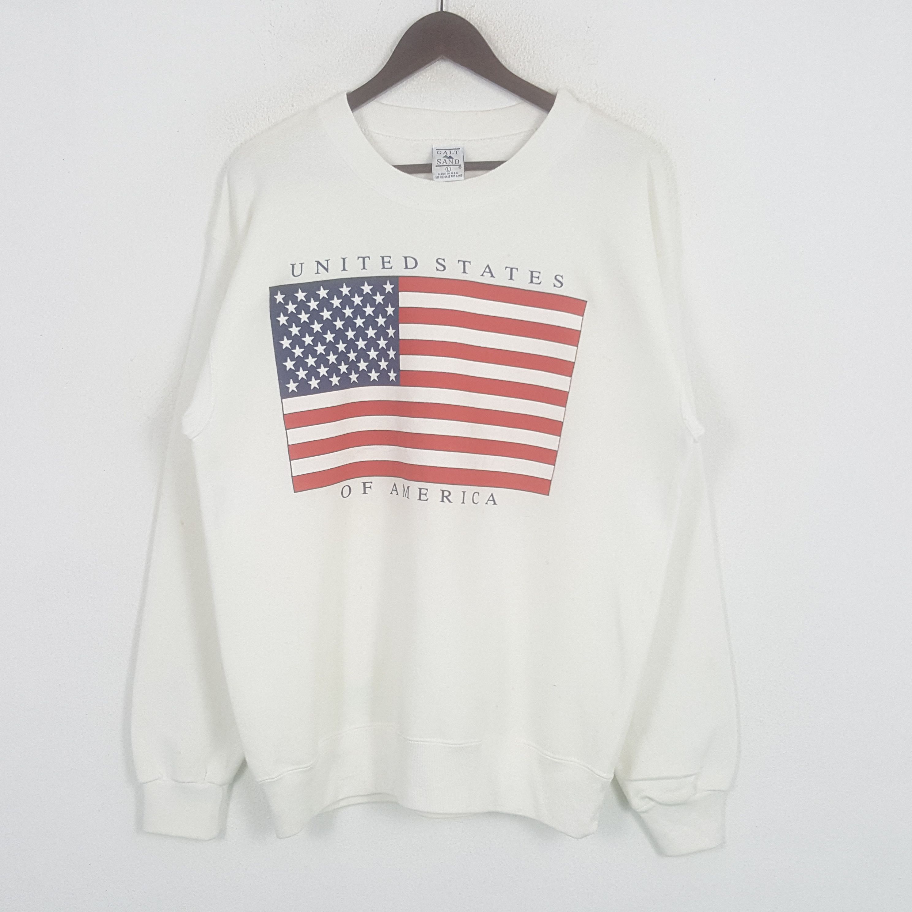 Vintage United State of America Flag Sweatshirt